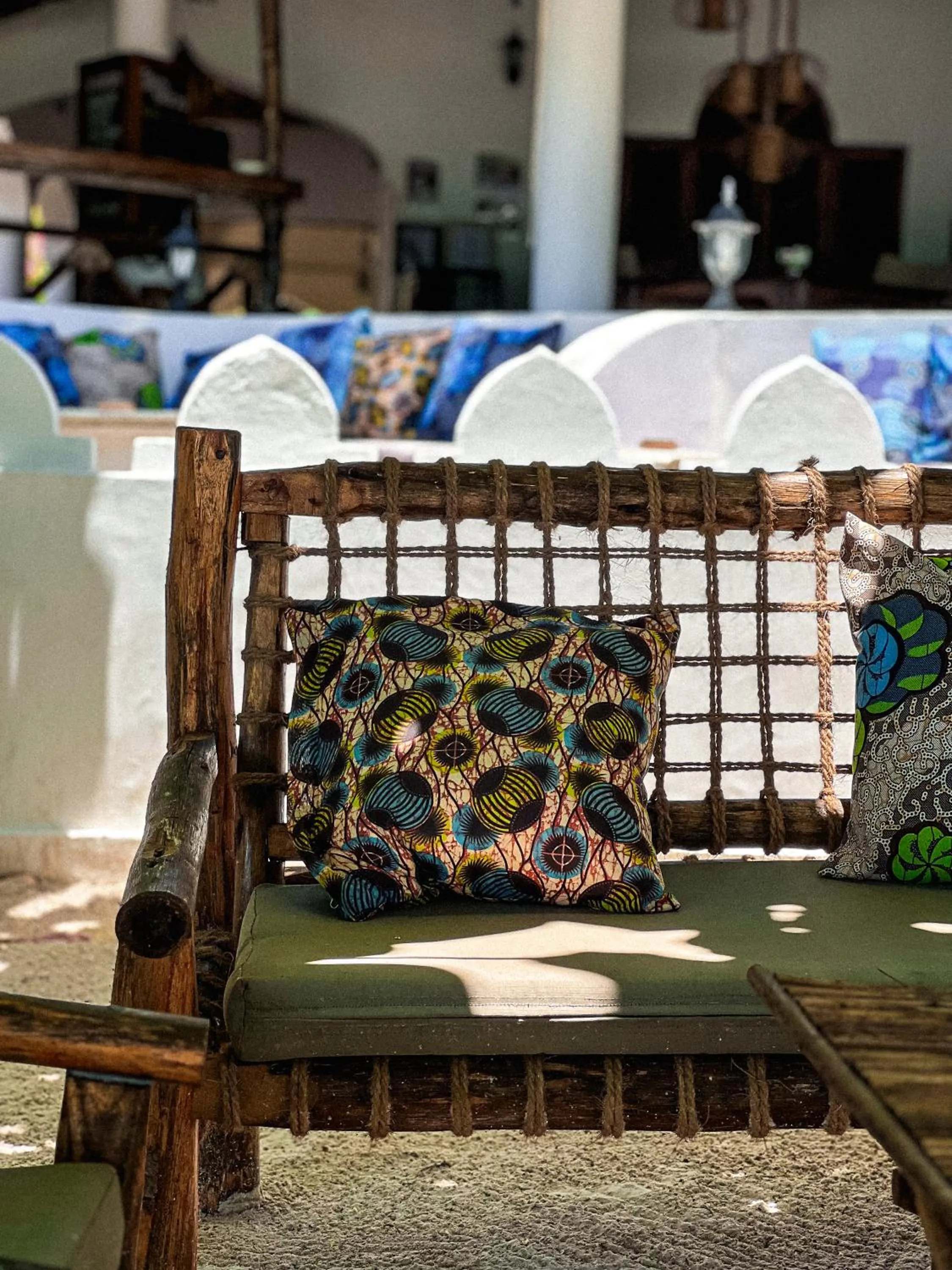 Decorative detail in Zoi Retreat Hotel Zanzibar