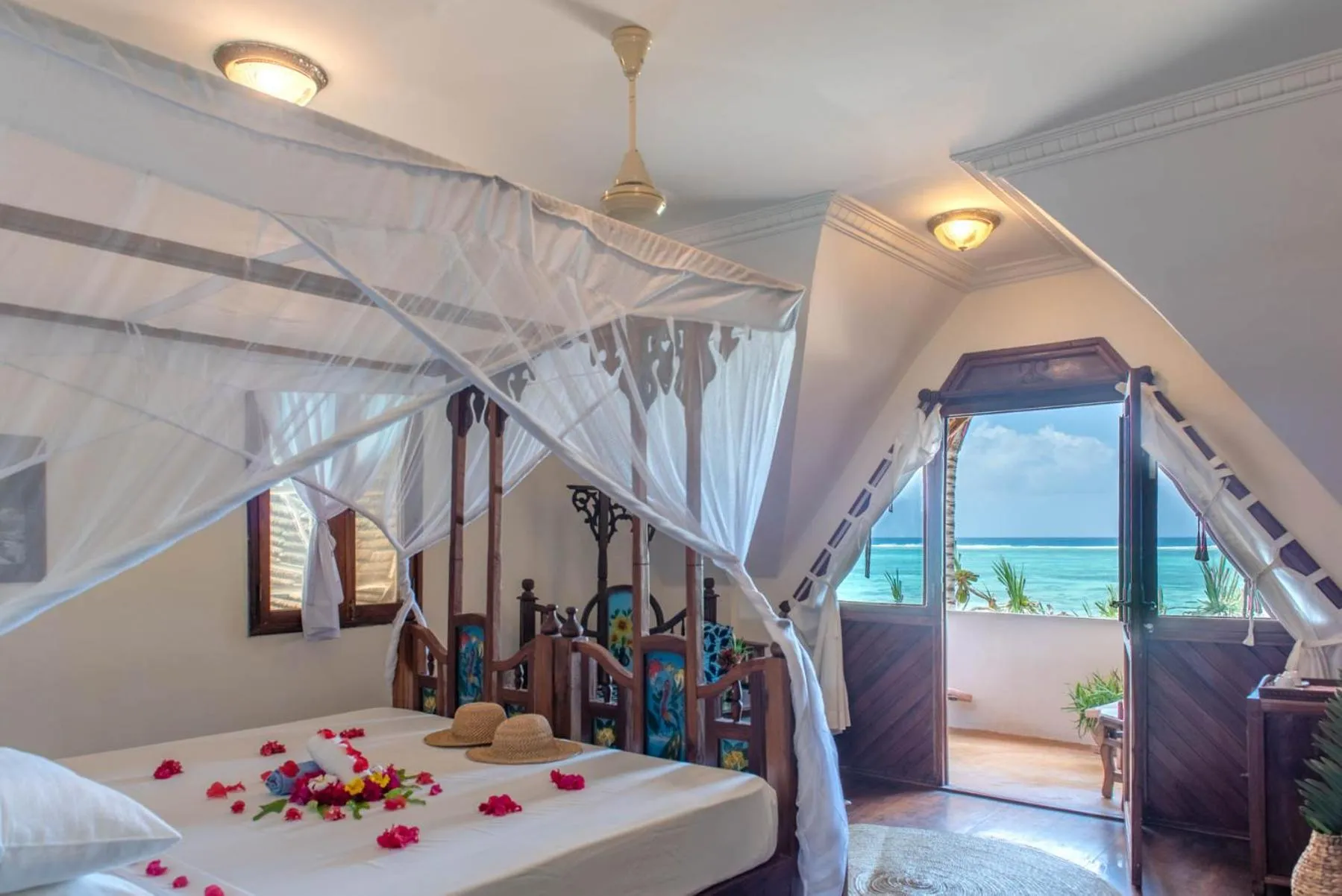 Bed in Zoi Retreat Hotel Zanzibar