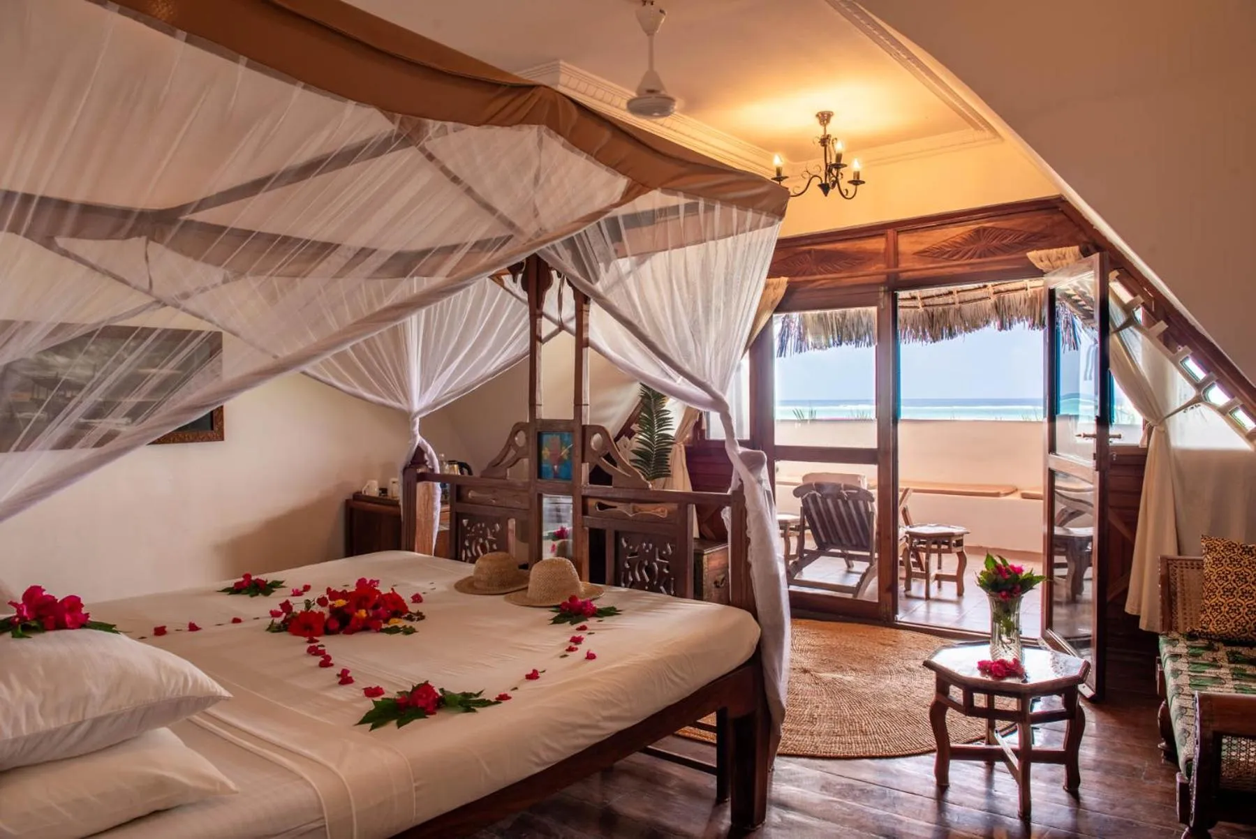 Bed in Zoi Retreat Hotel Zanzibar