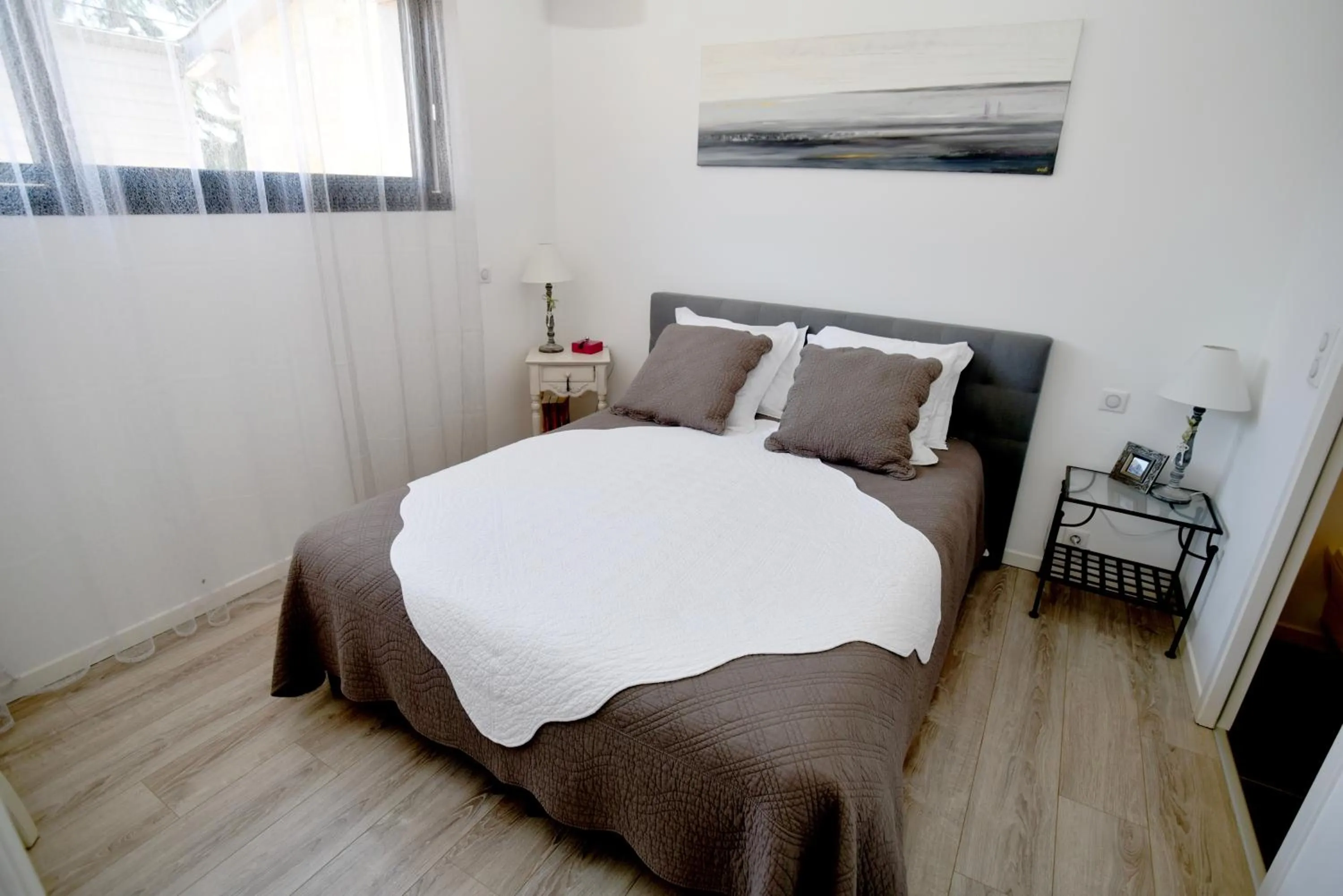 Bed in Chambres à Bord'O