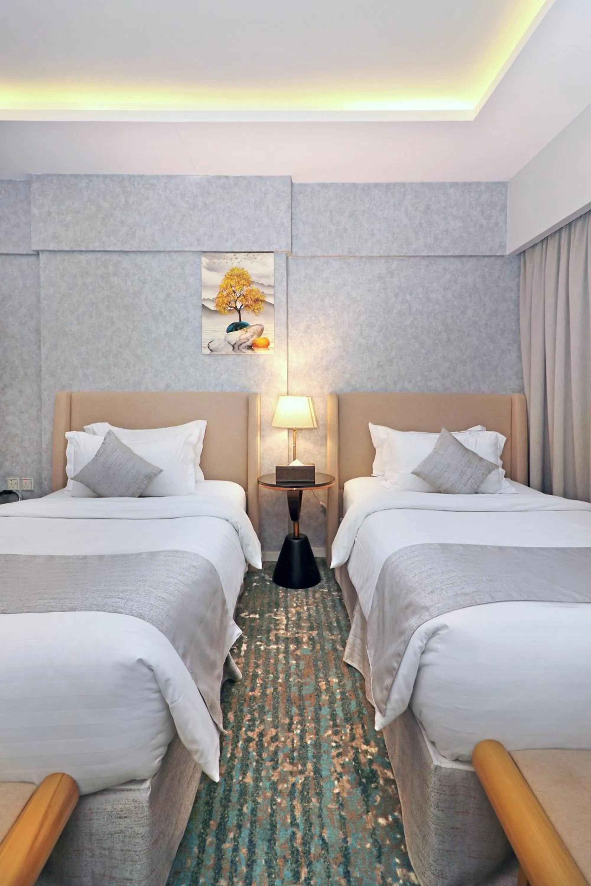 Bed in Skoop Hotel Jeddah