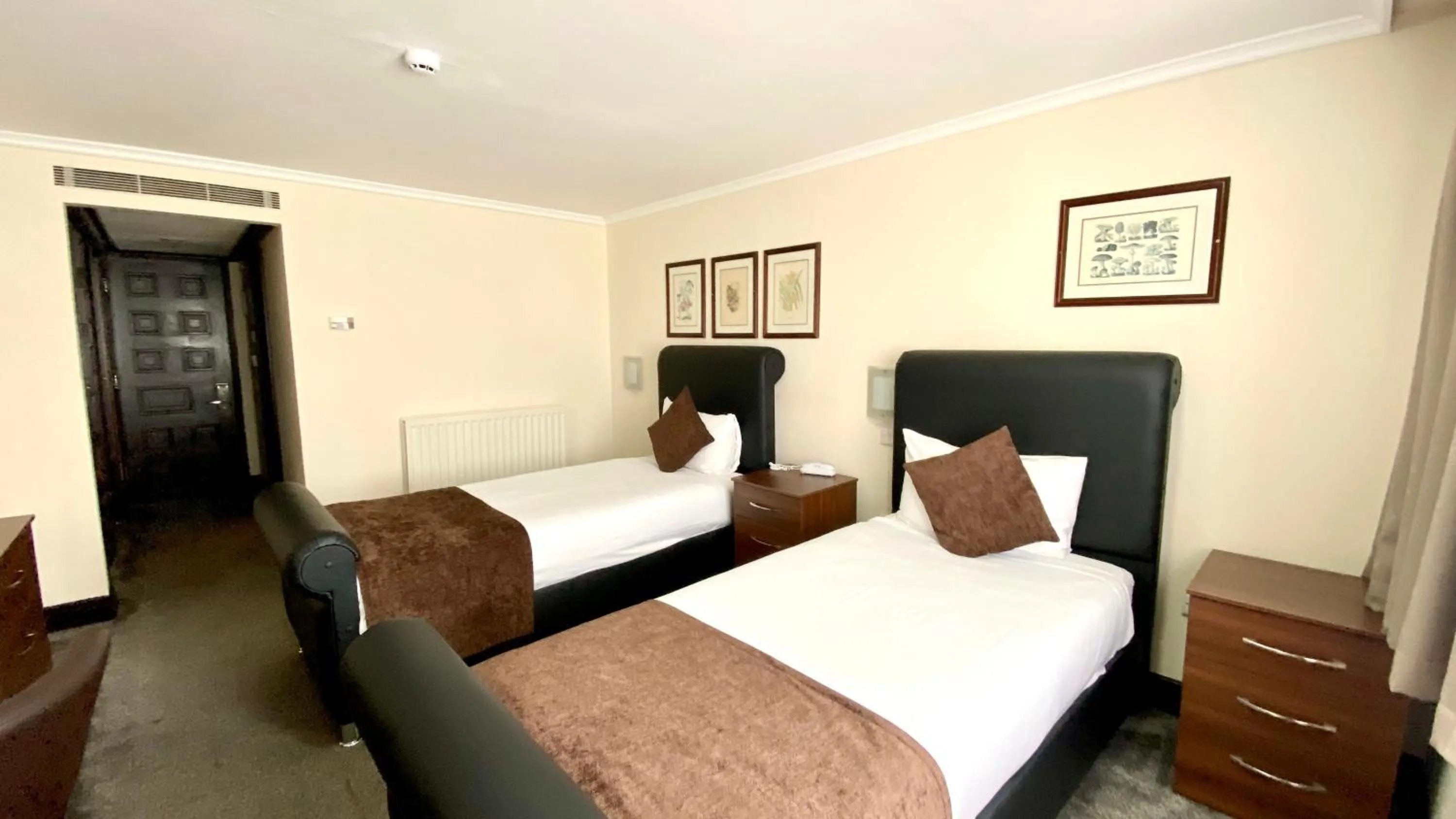 Bed in Europa Gatwick Hotel