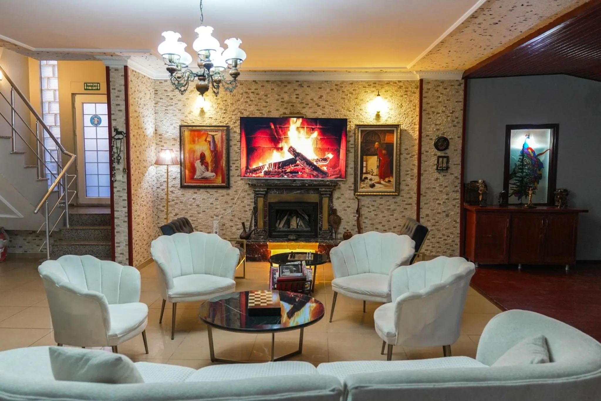 Lobby or reception in BUTTERFLY BOUTIQUE HOTEL AĞVA