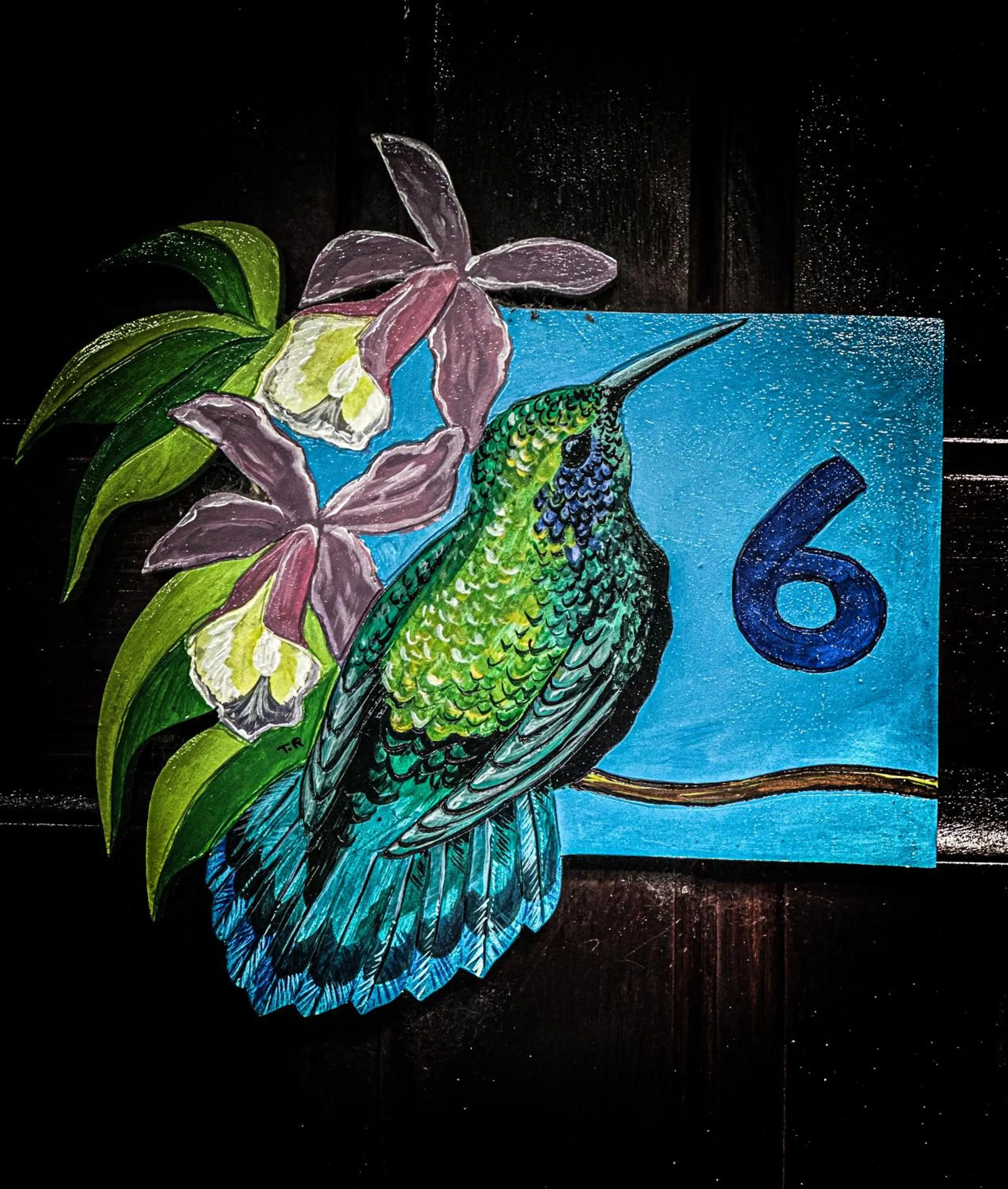 Decorative detail in Cabinas Tropicales