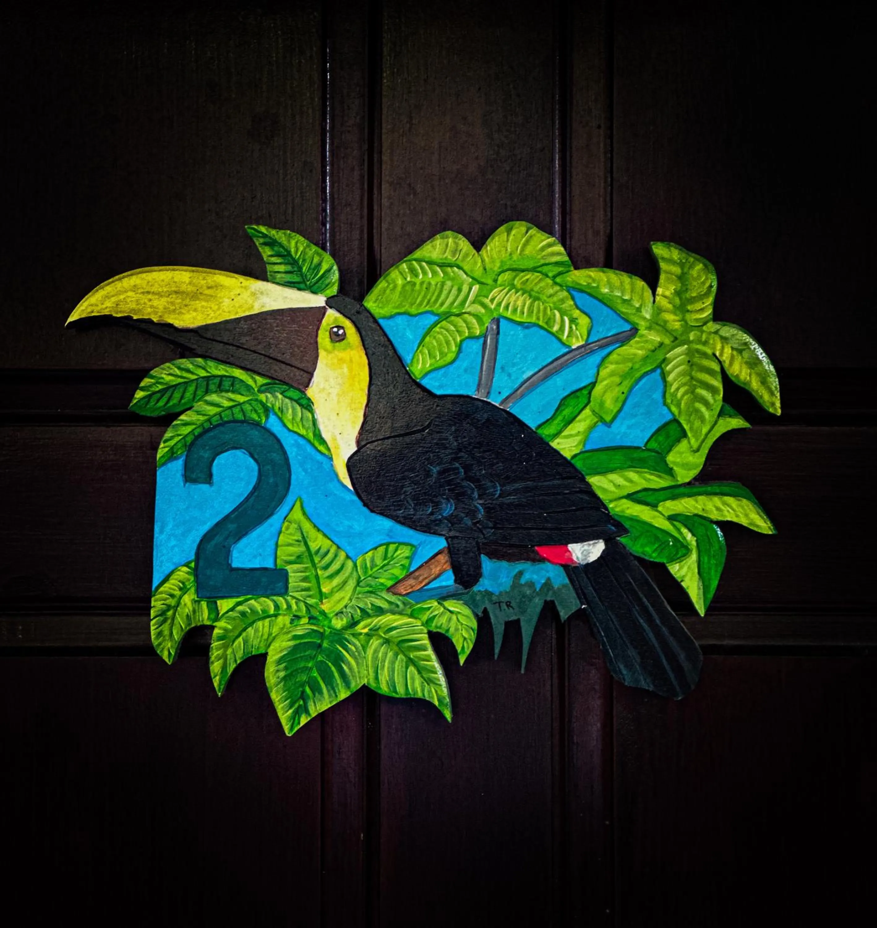 Decorative detail in Cabinas Tropicales