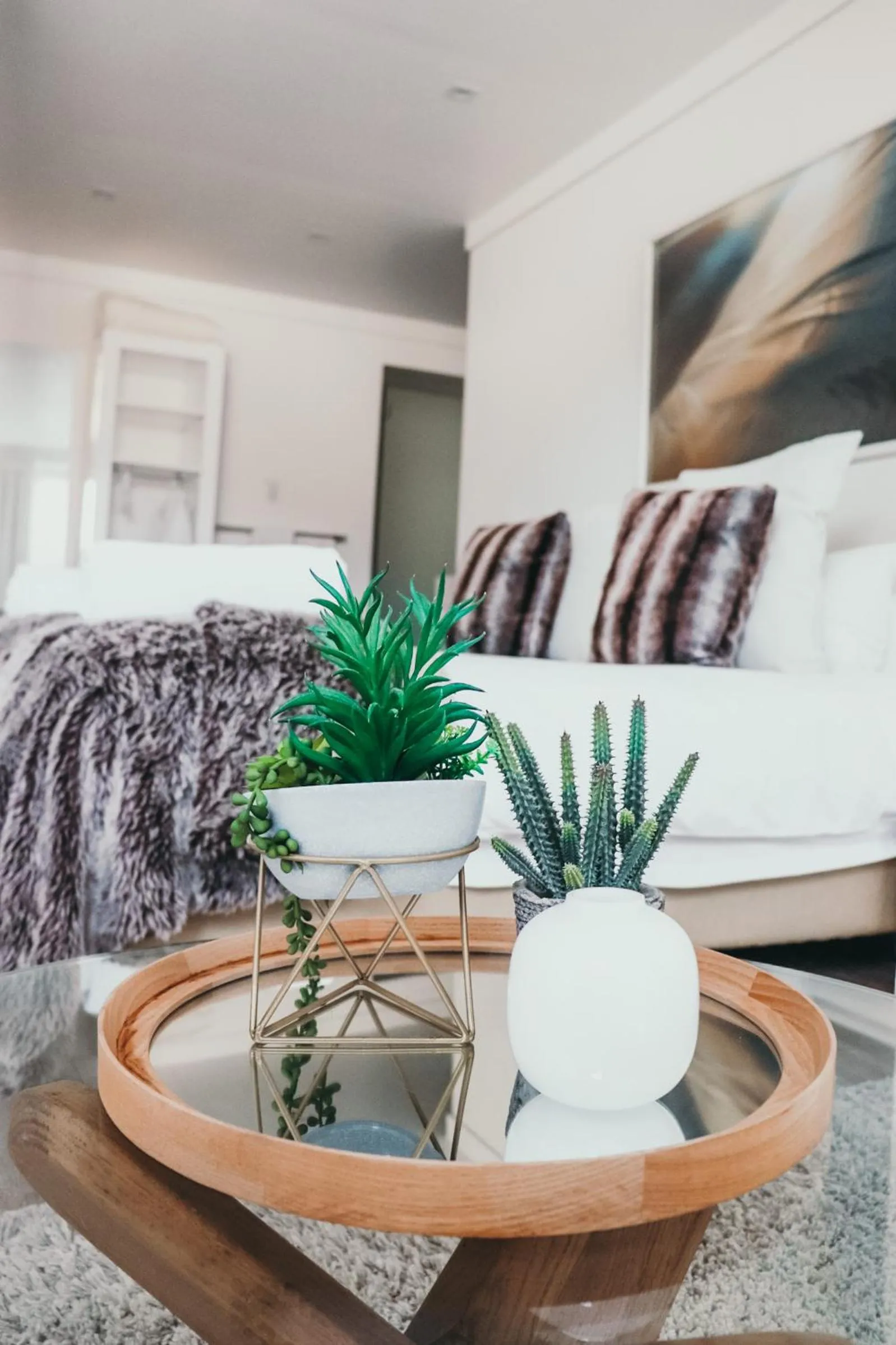 Decorative detail, Bed in Swakopmund Luxury Suites