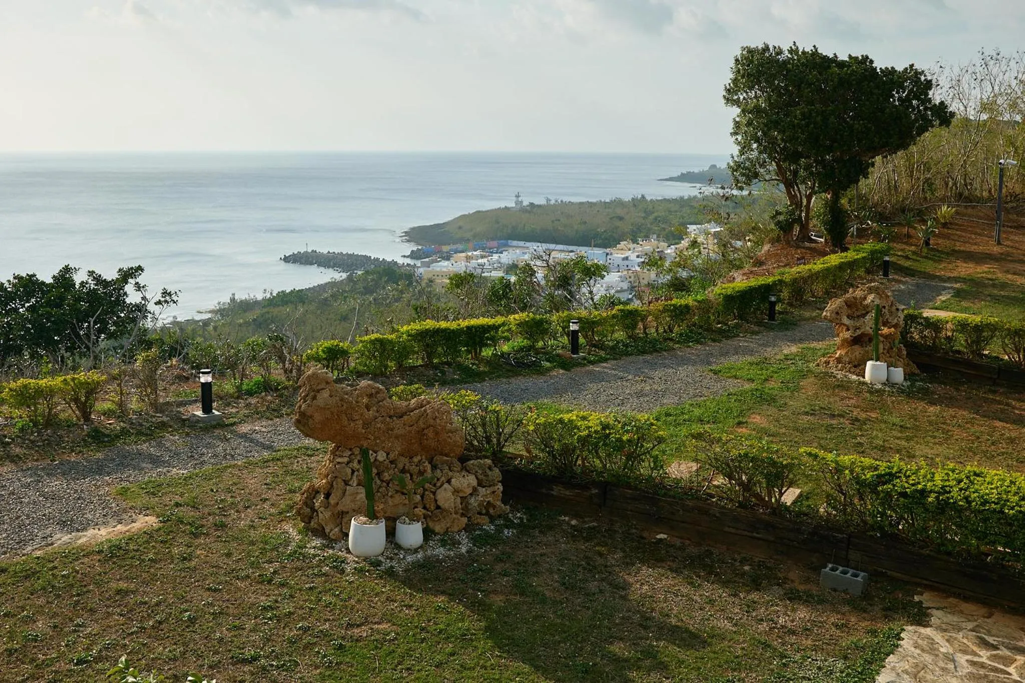 Garden view in Cliff Villa