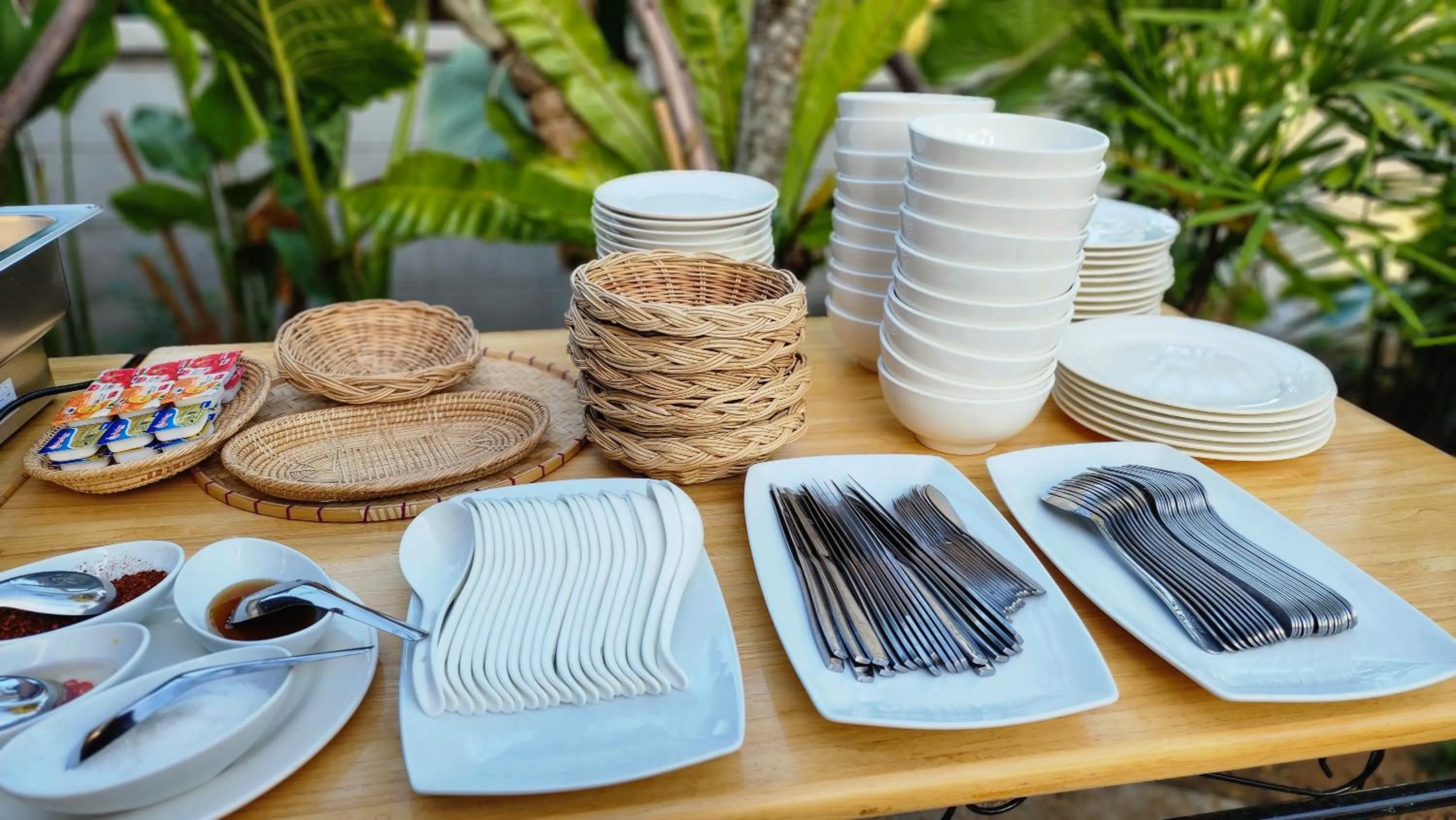 Breakfast in Earth Elements Eco Resort