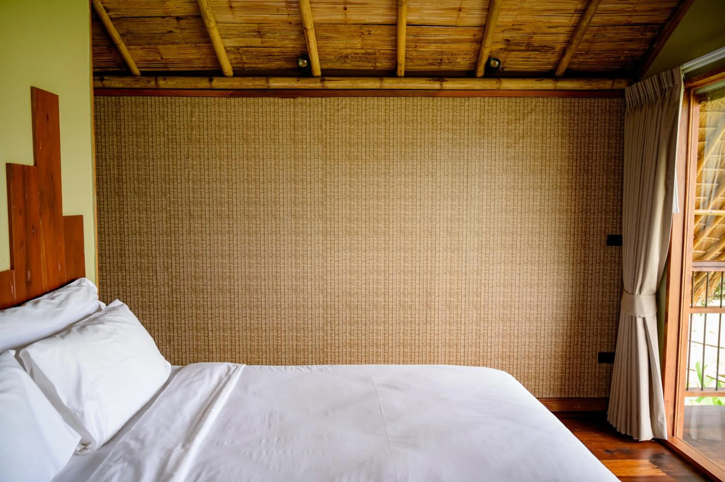 Bed in Earth Elements Eco Resort