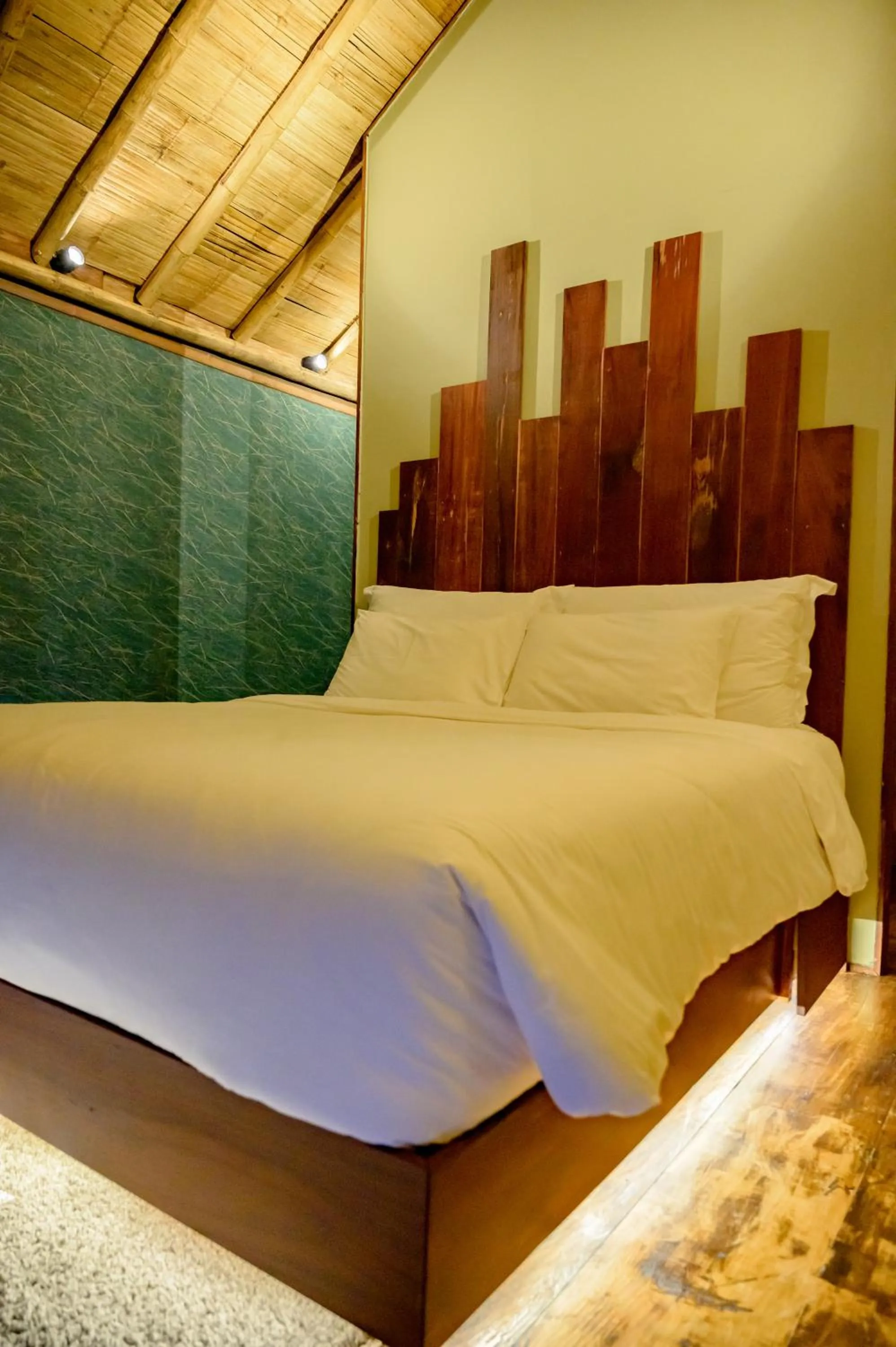 Bed in Earth Elements Eco Resort