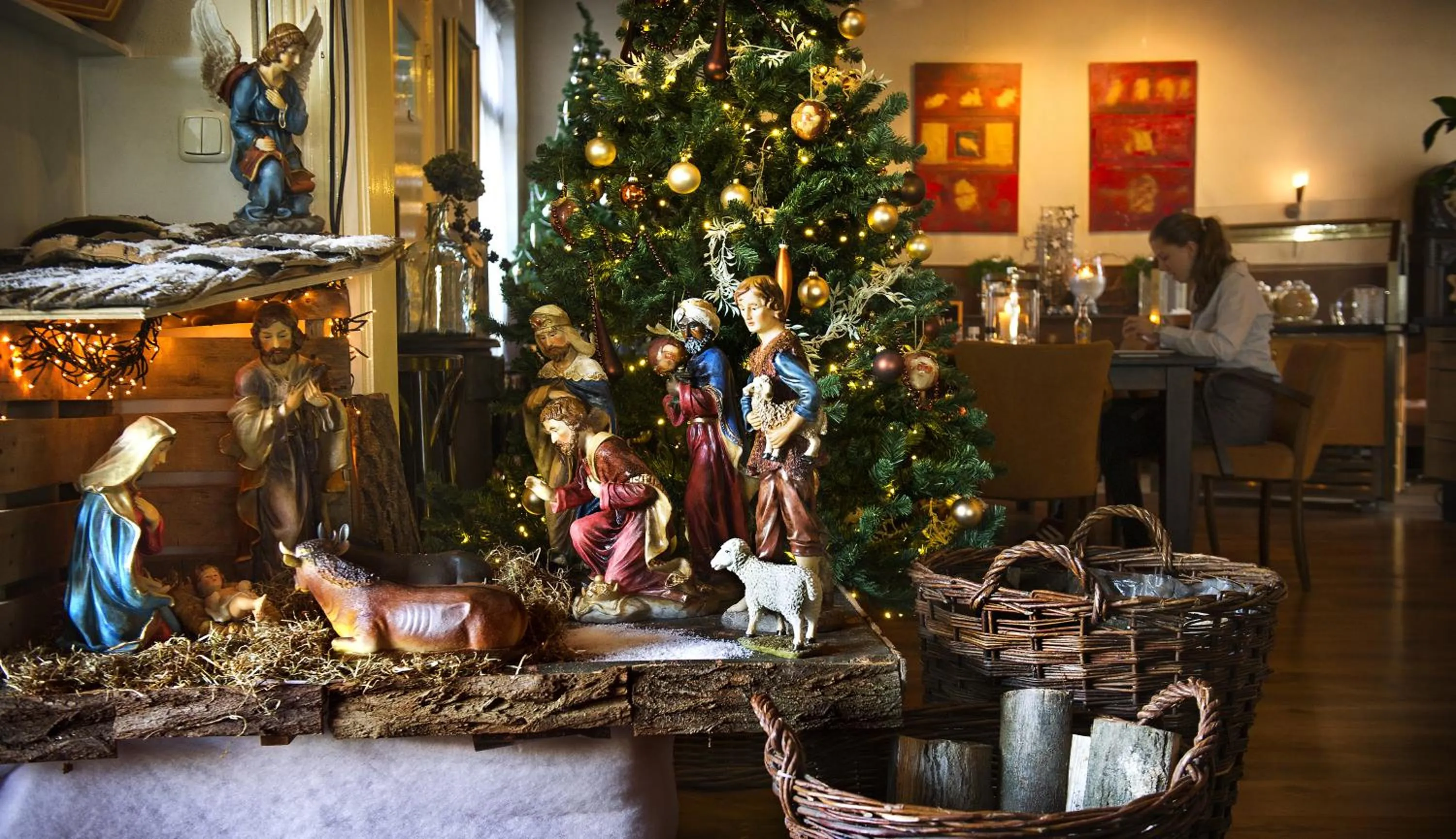 Decorative detail in Hotel Bergrust