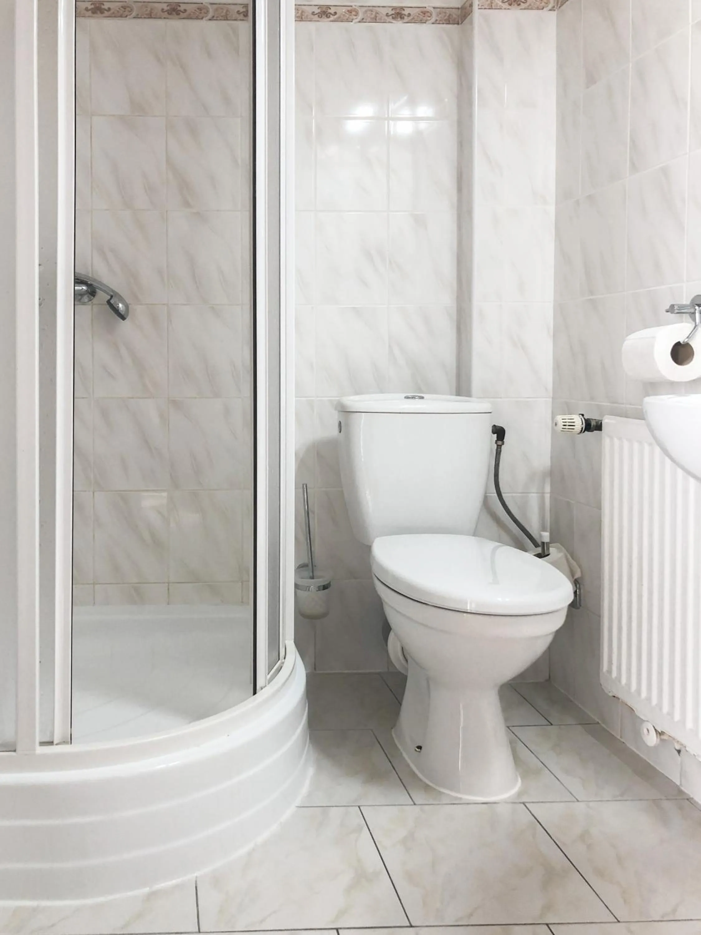 Shower in Hotel Bobr