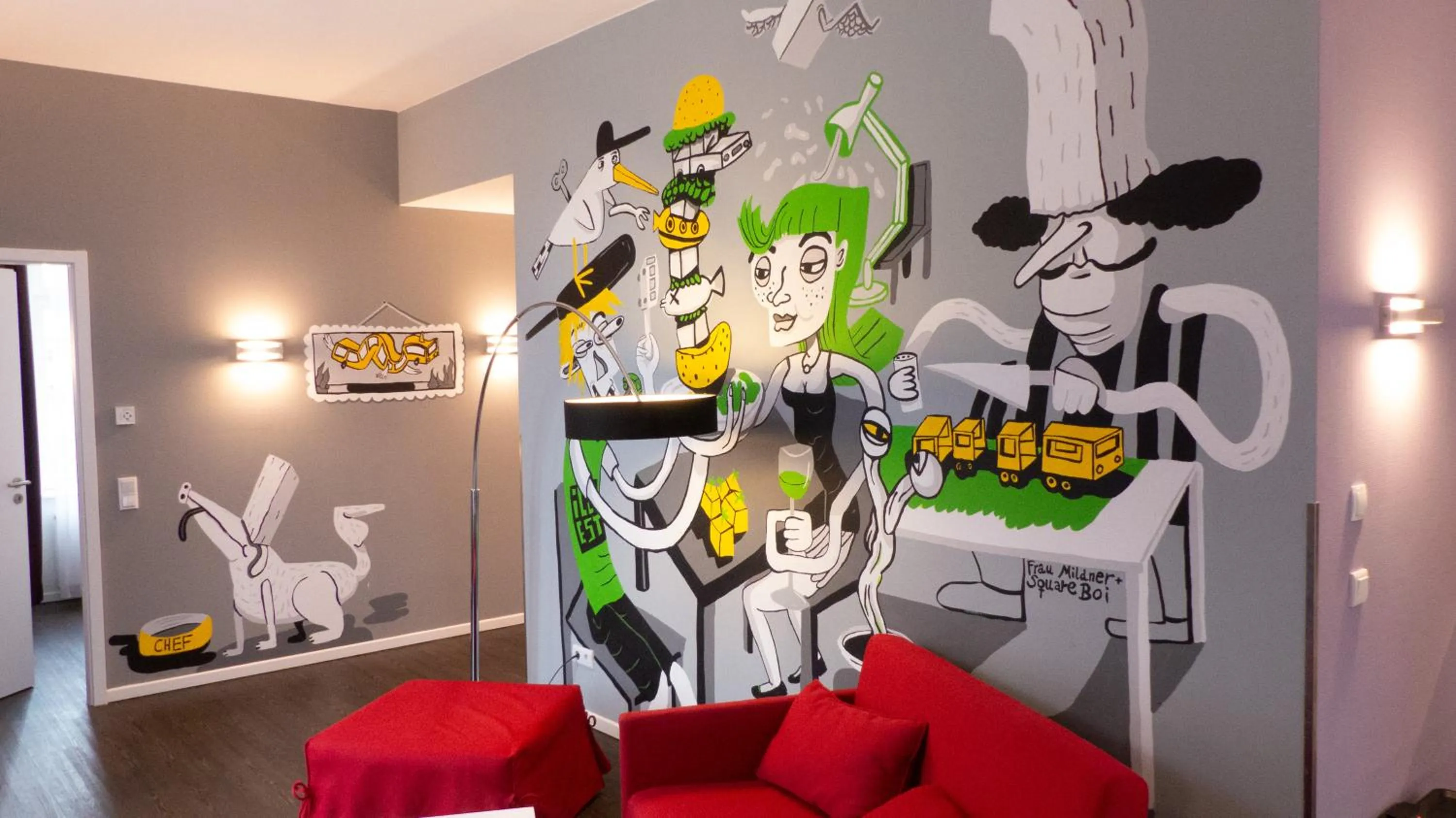 Living room in Boardinghaus Weinberg Campus