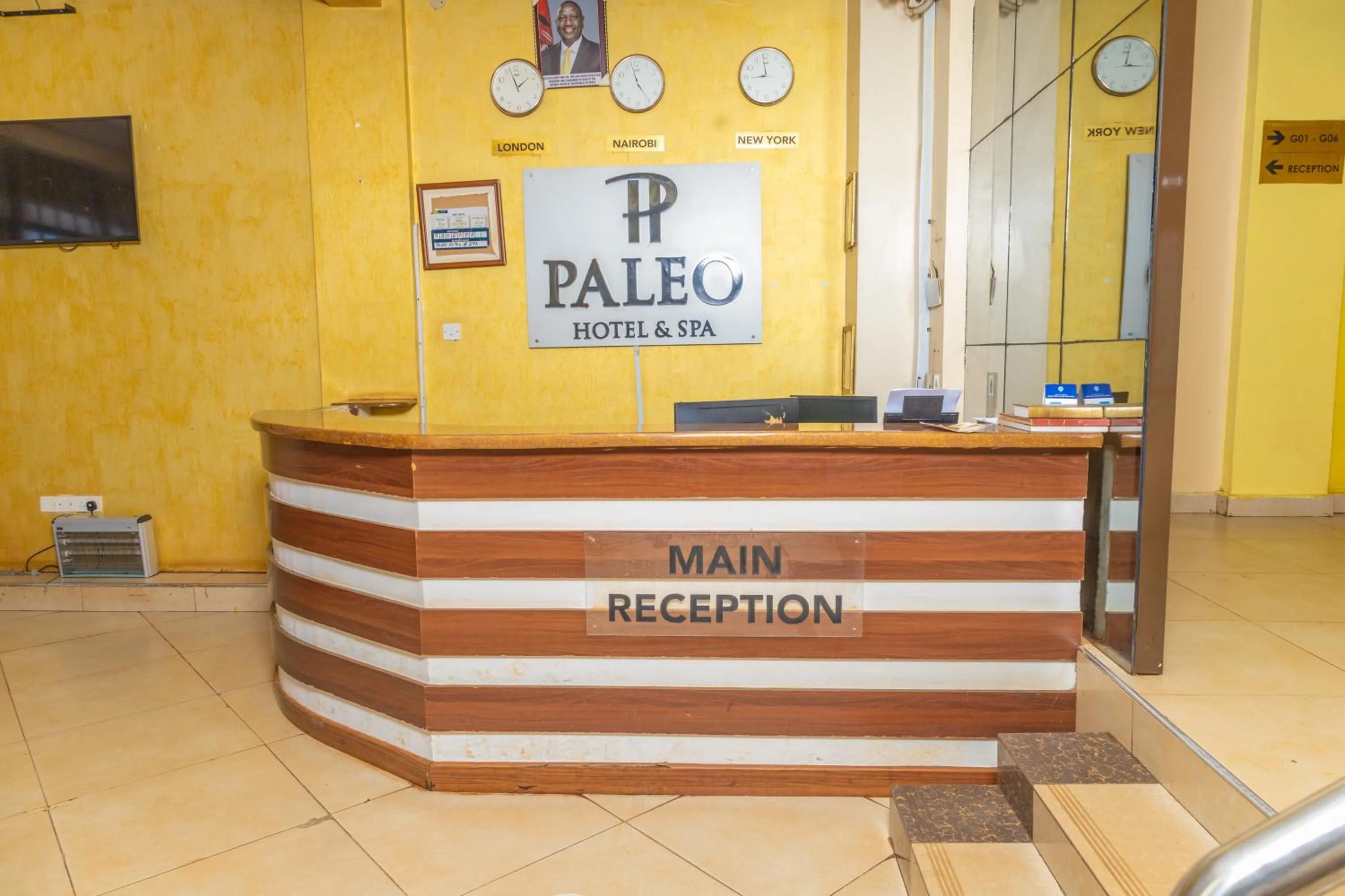 Lobby or reception in Paleo Hotel and Spa, Thika