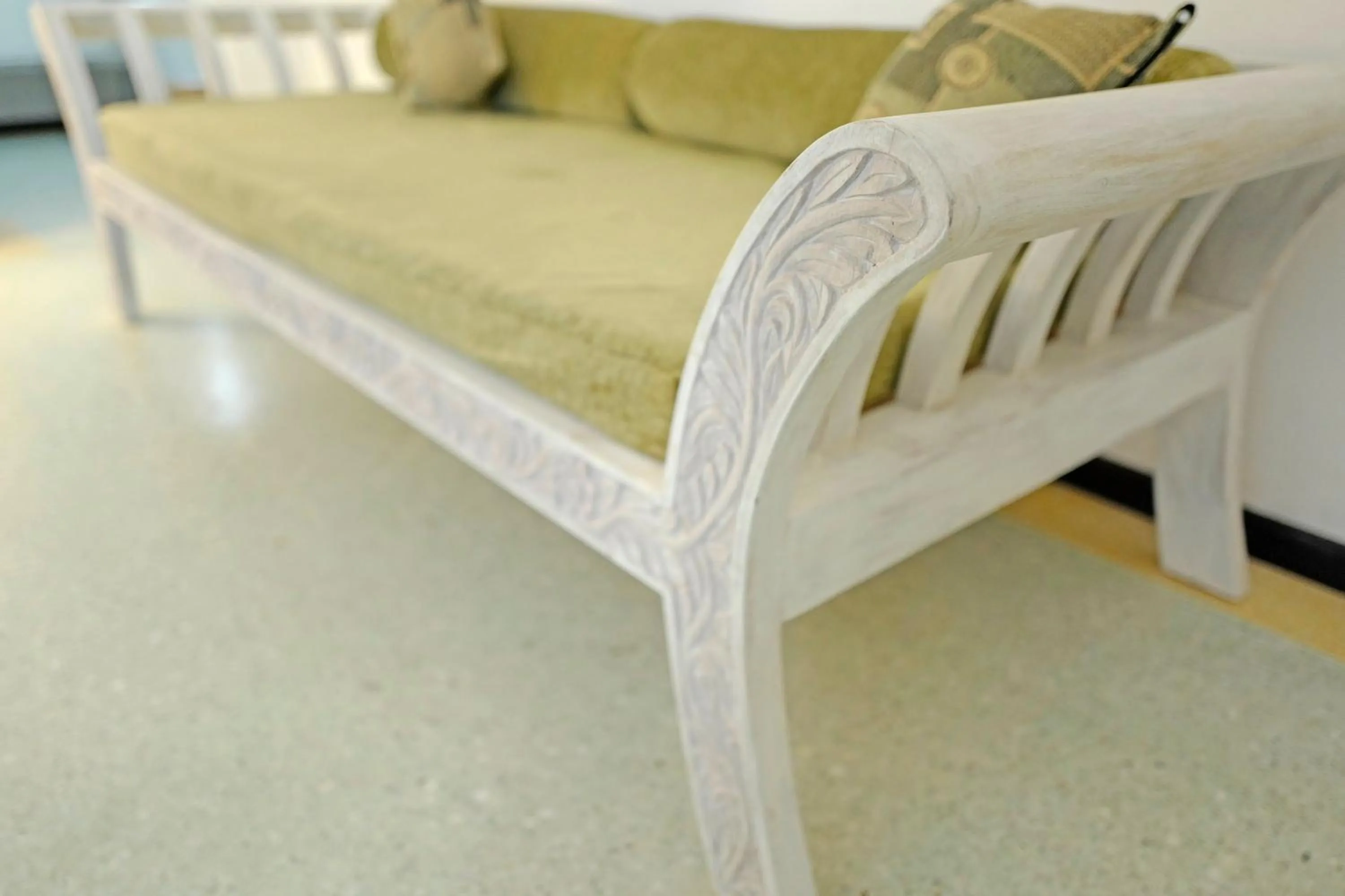 Decorative detail, Bed in Pongwe Bay Resort