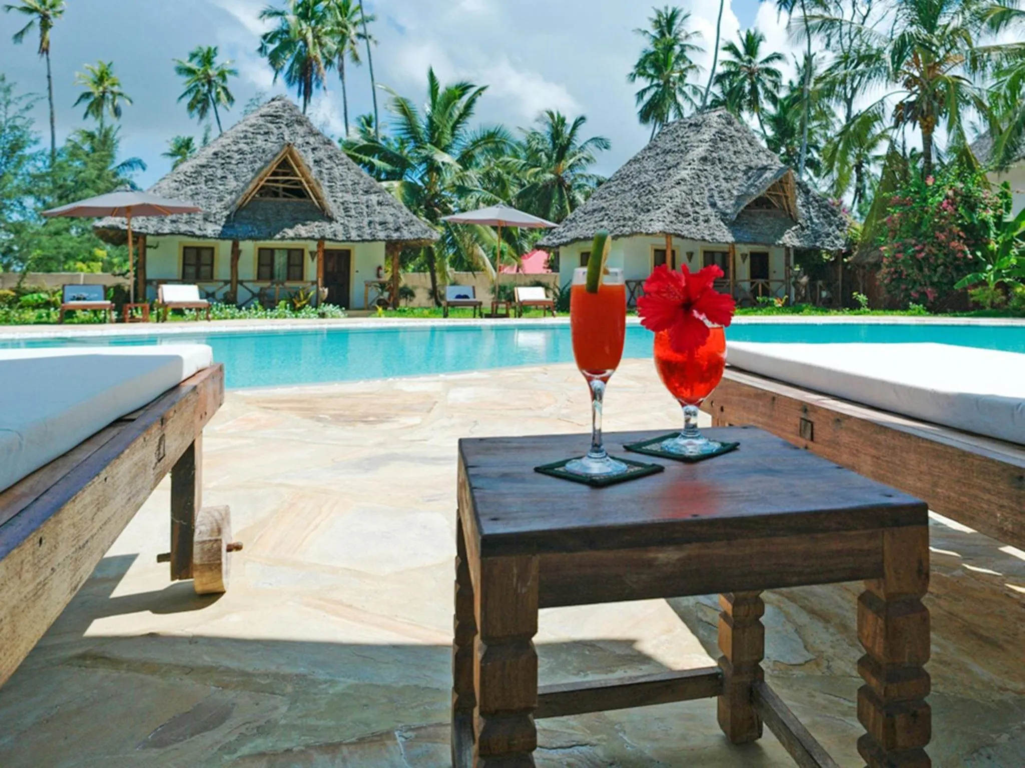 Swimming pool in Pongwe Bay Resort