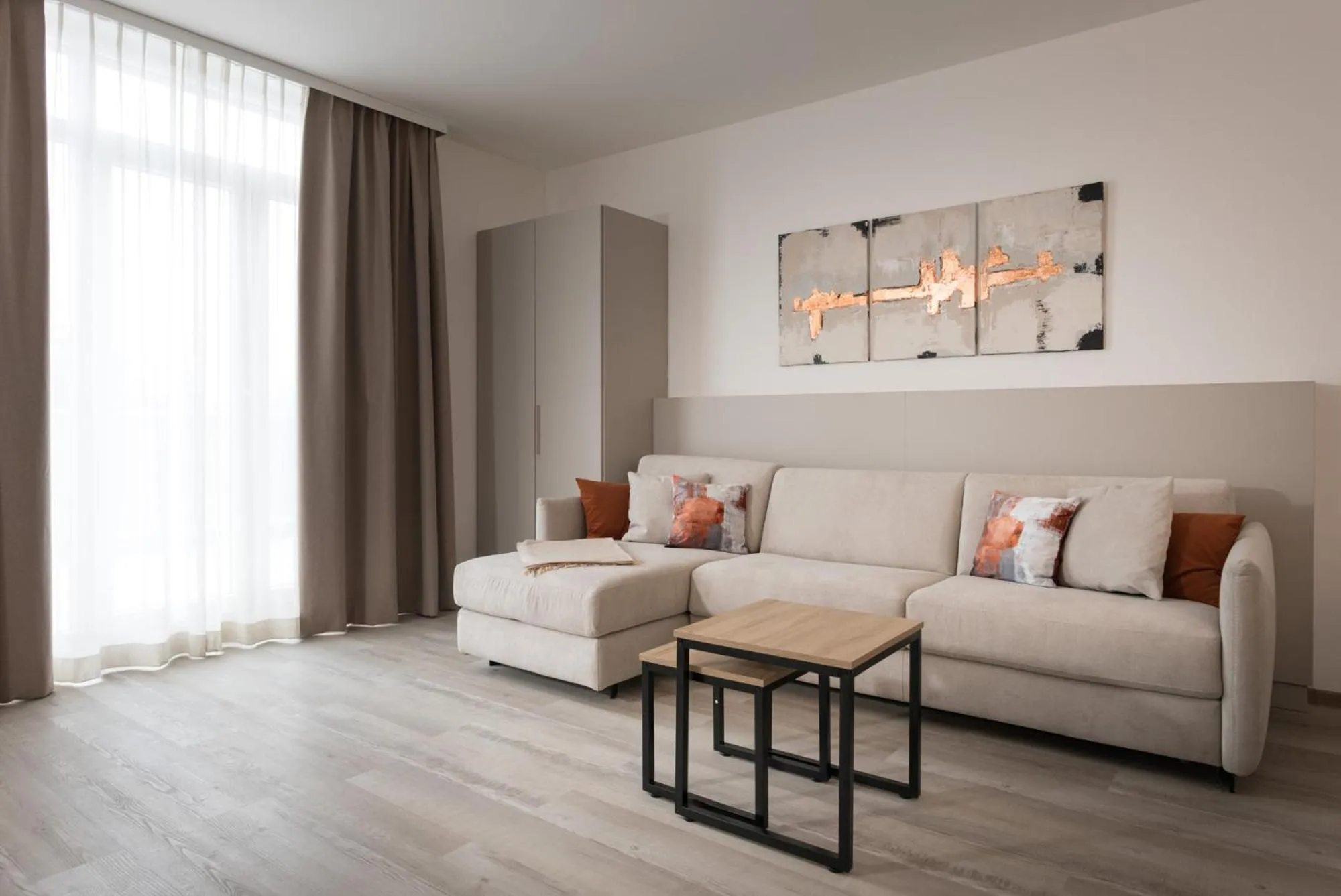 Living room in Atrium Apart Hotel Brühl