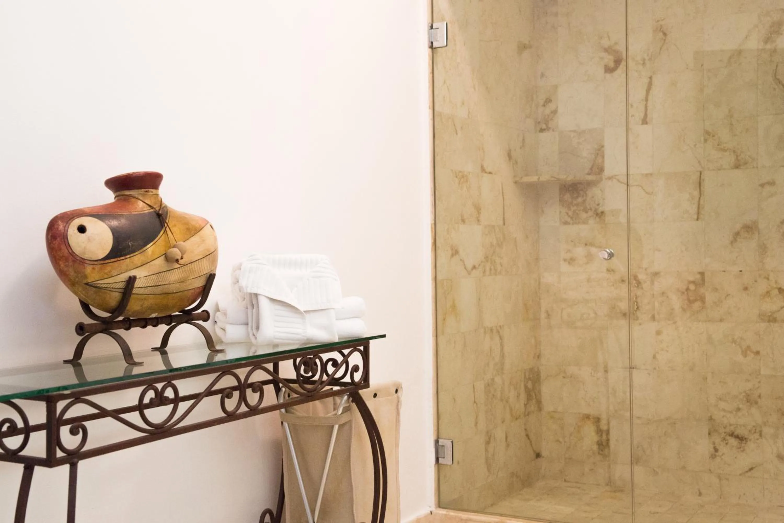 Bathroom in Ocean Front Corto Maltes 104 in Downtown