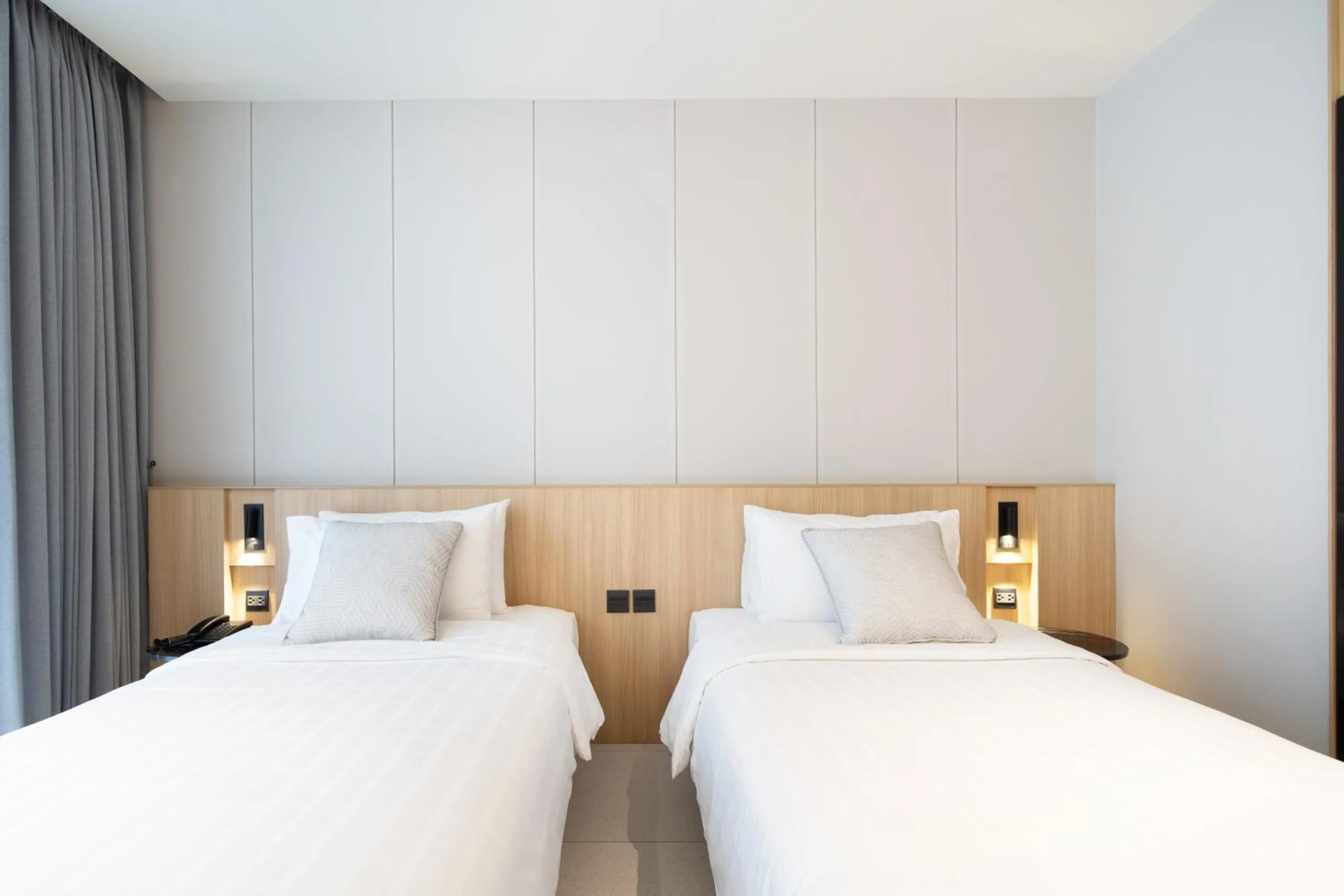 Bed in Saan Hotel Sathorn