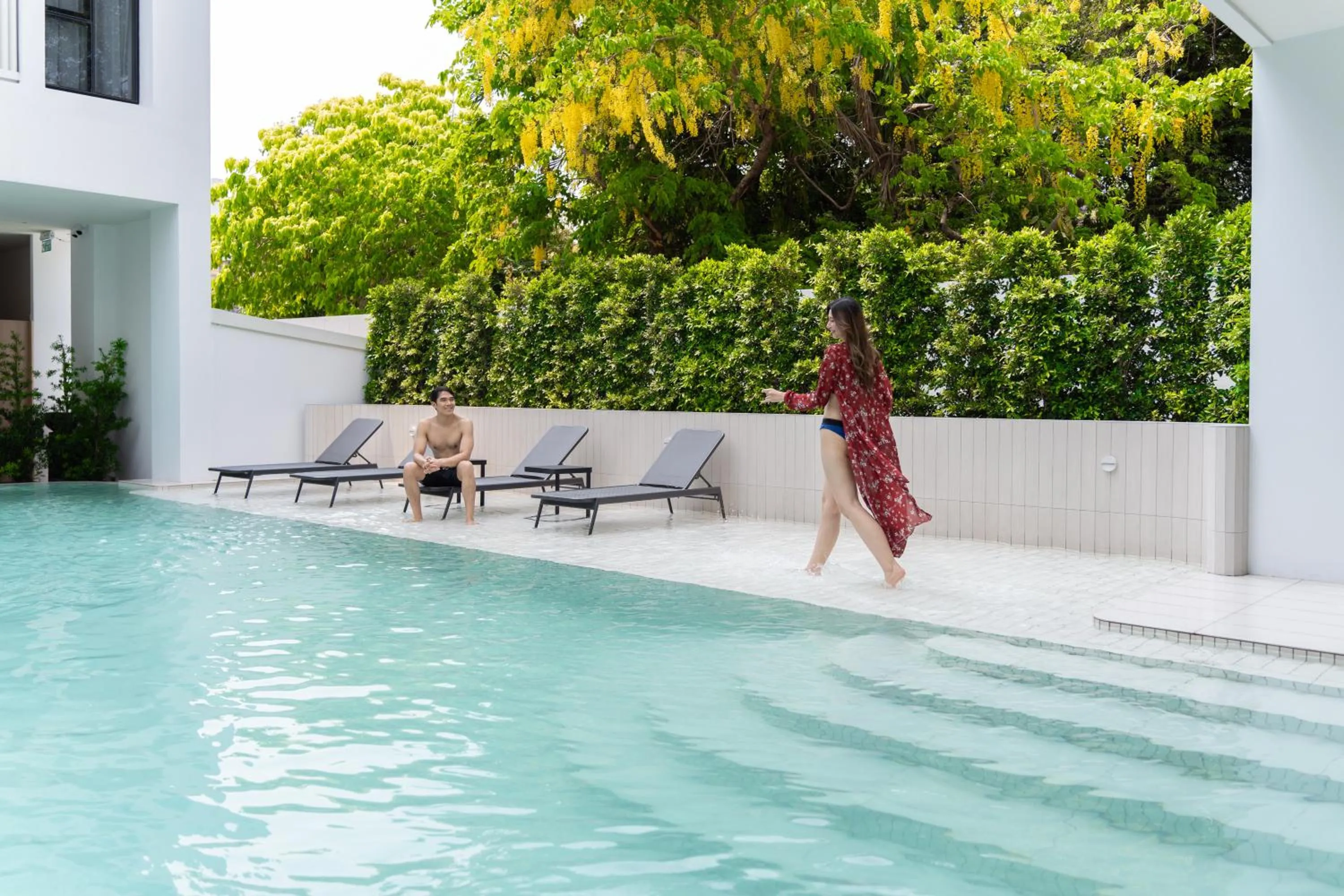 Swimming pool in Saan Hotel Sathorn