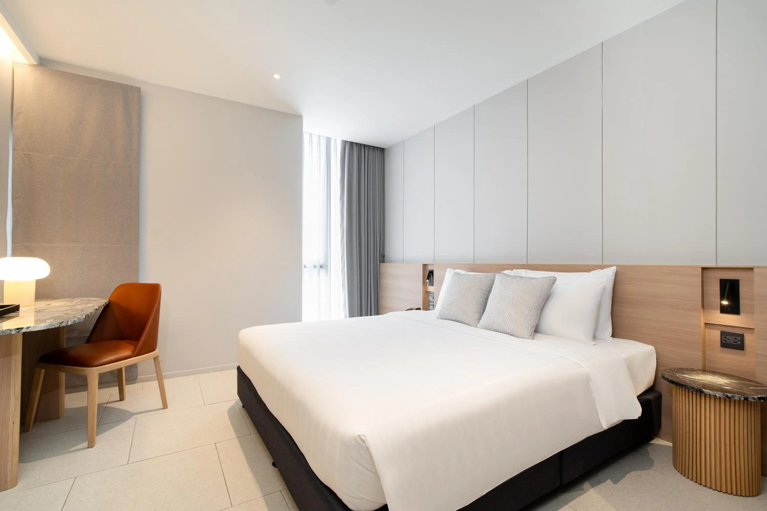 Bed in Saan Hotel Sathorn