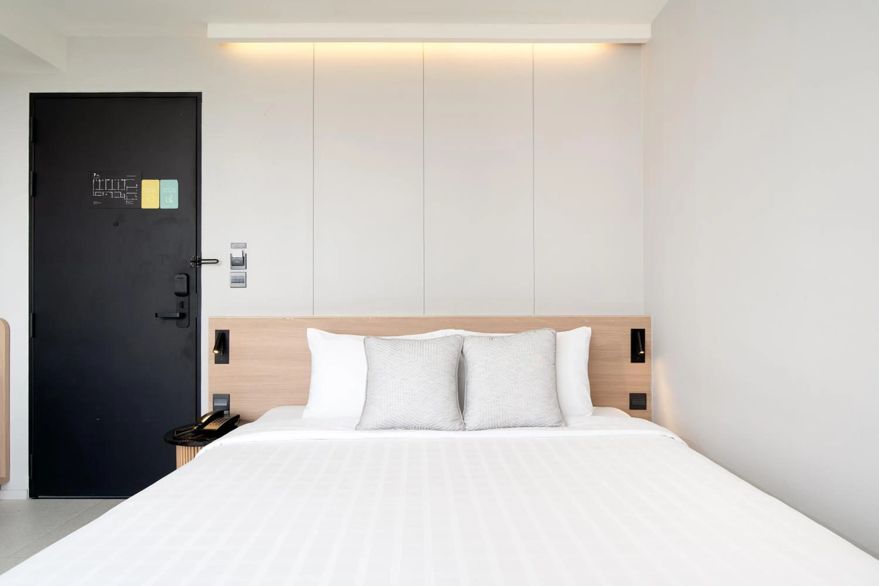 Bed in Saan Hotel Sathorn