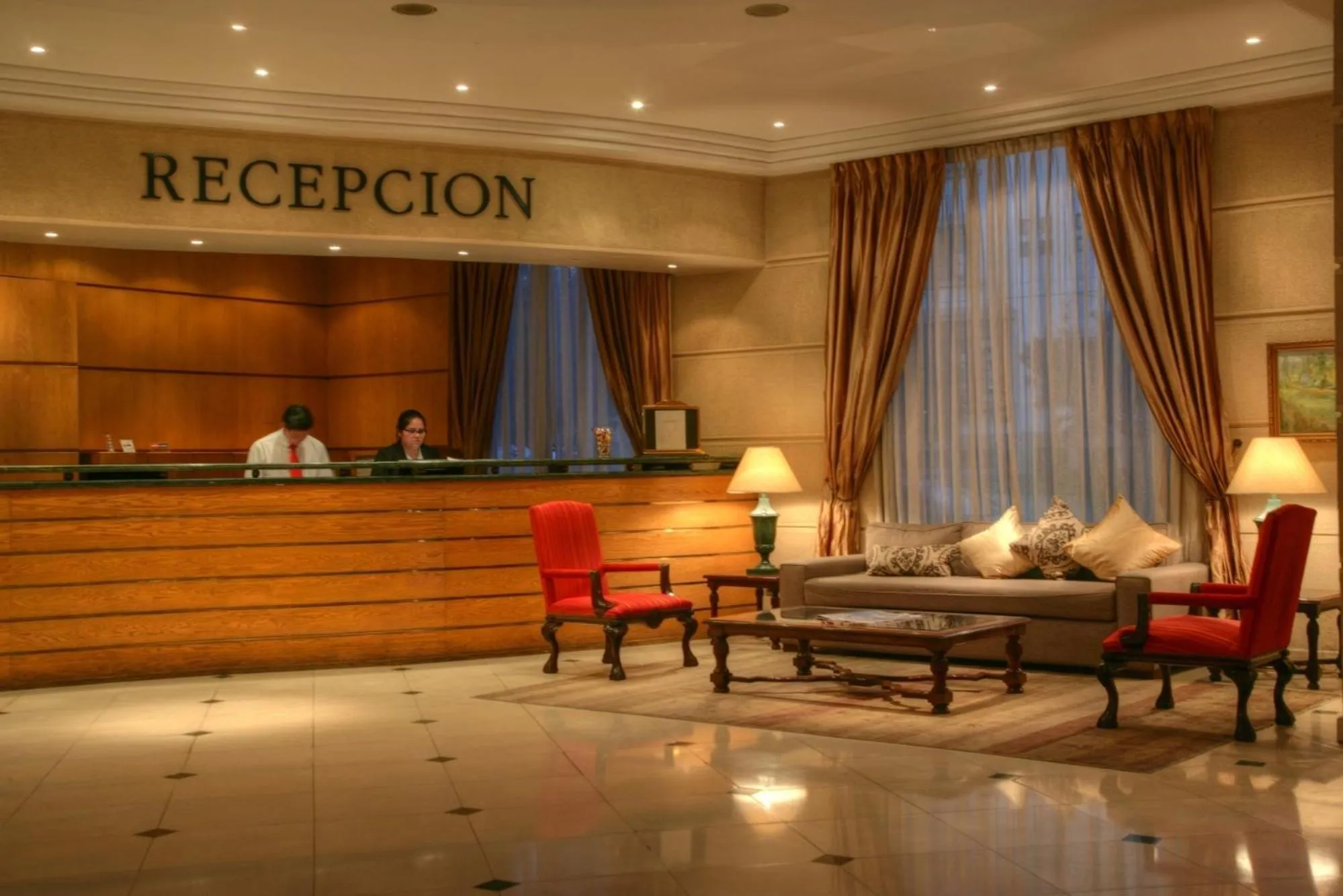 Lobby or reception in Hotel Costa Real