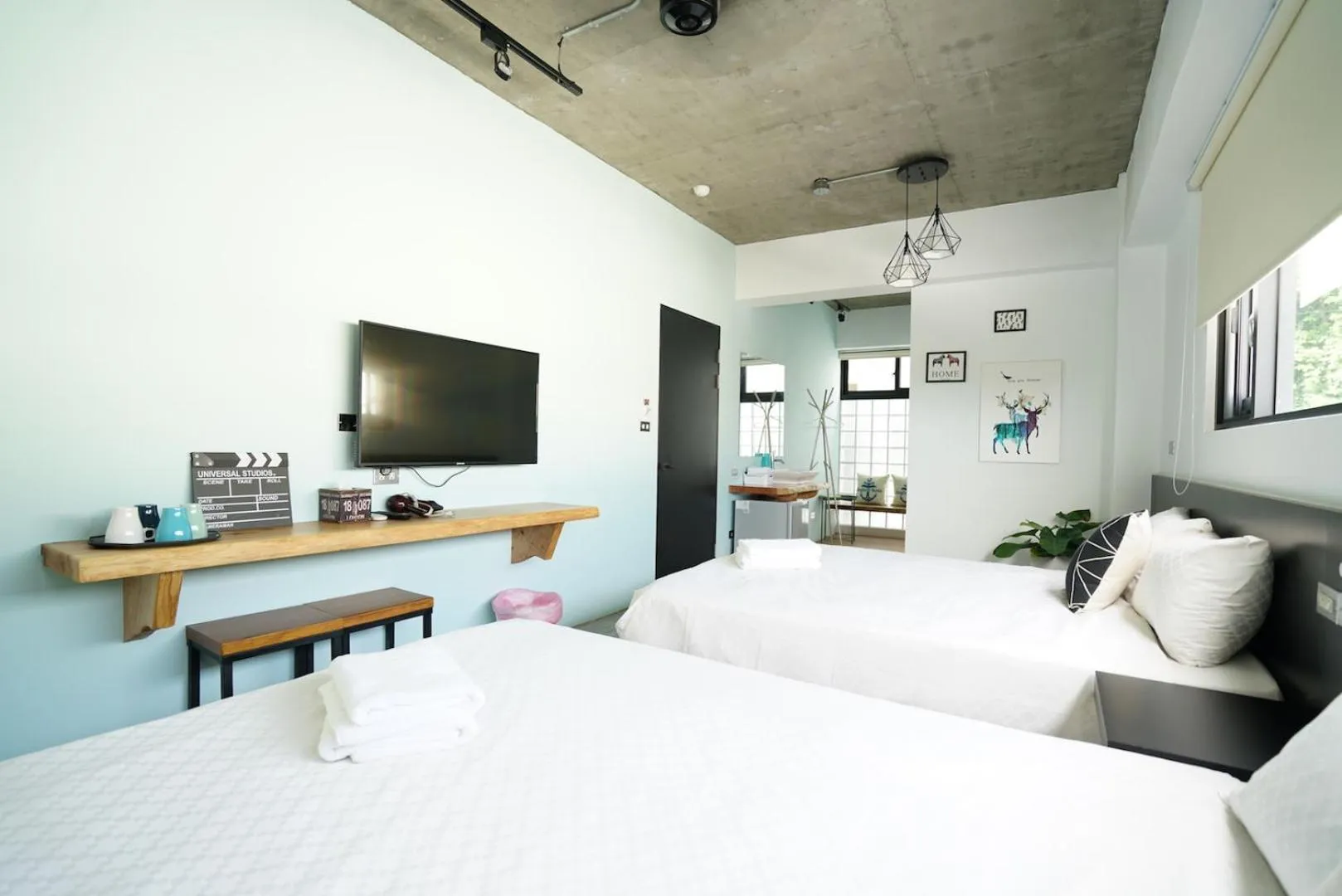 Bed in The Red Hotel