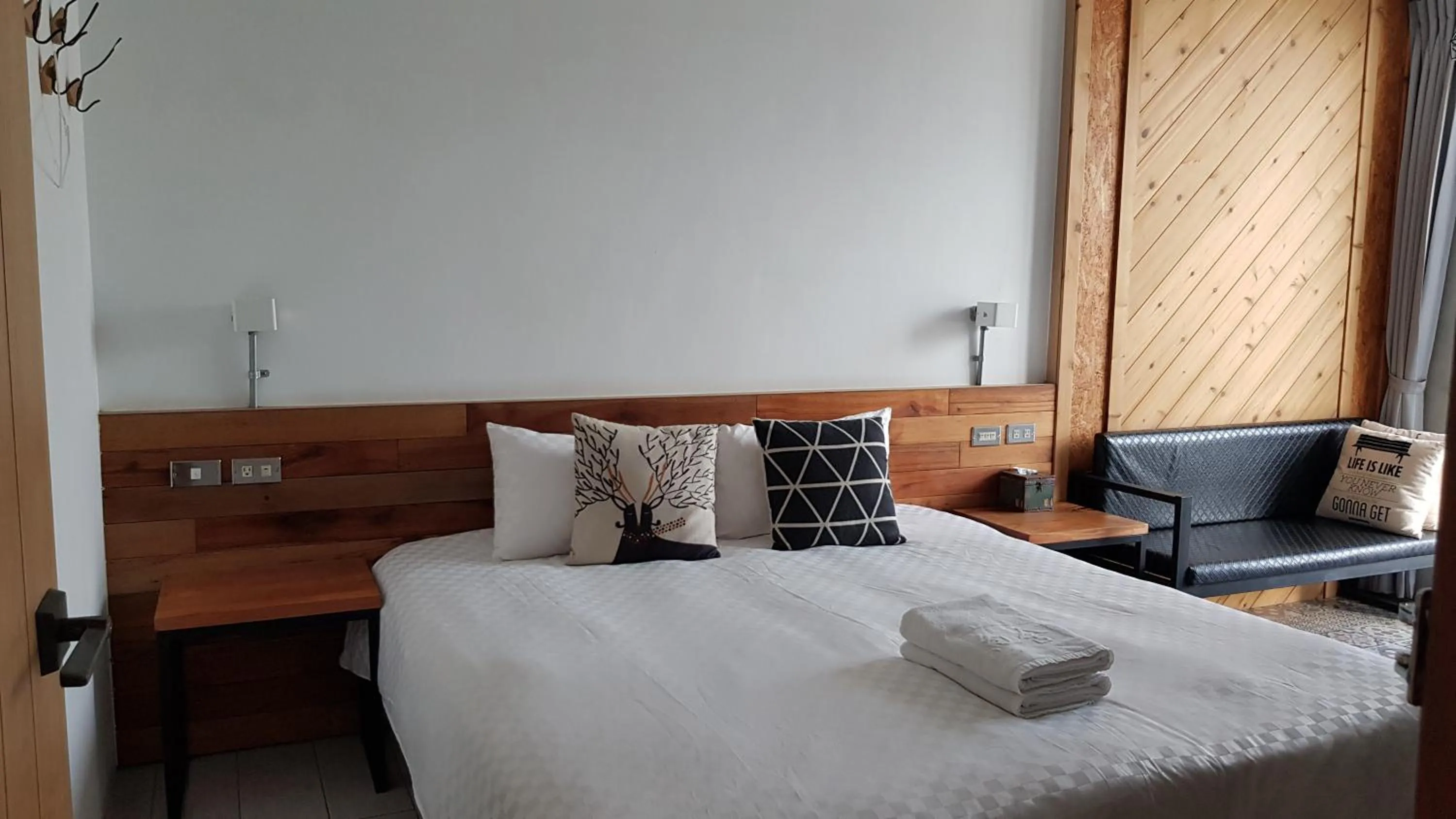 Bed in The Red Hotel