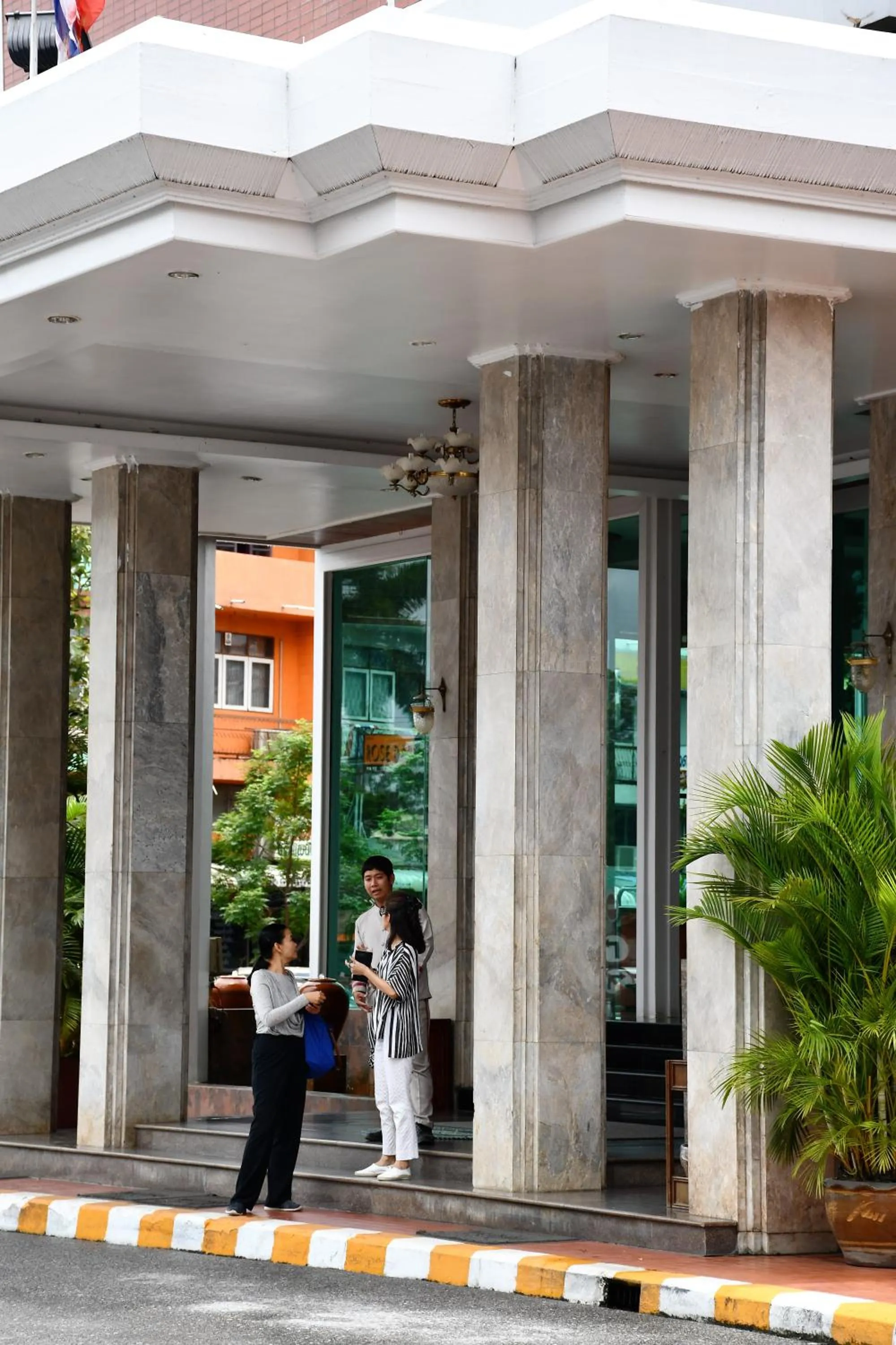 Facade/entrance in Wangcome Hotel