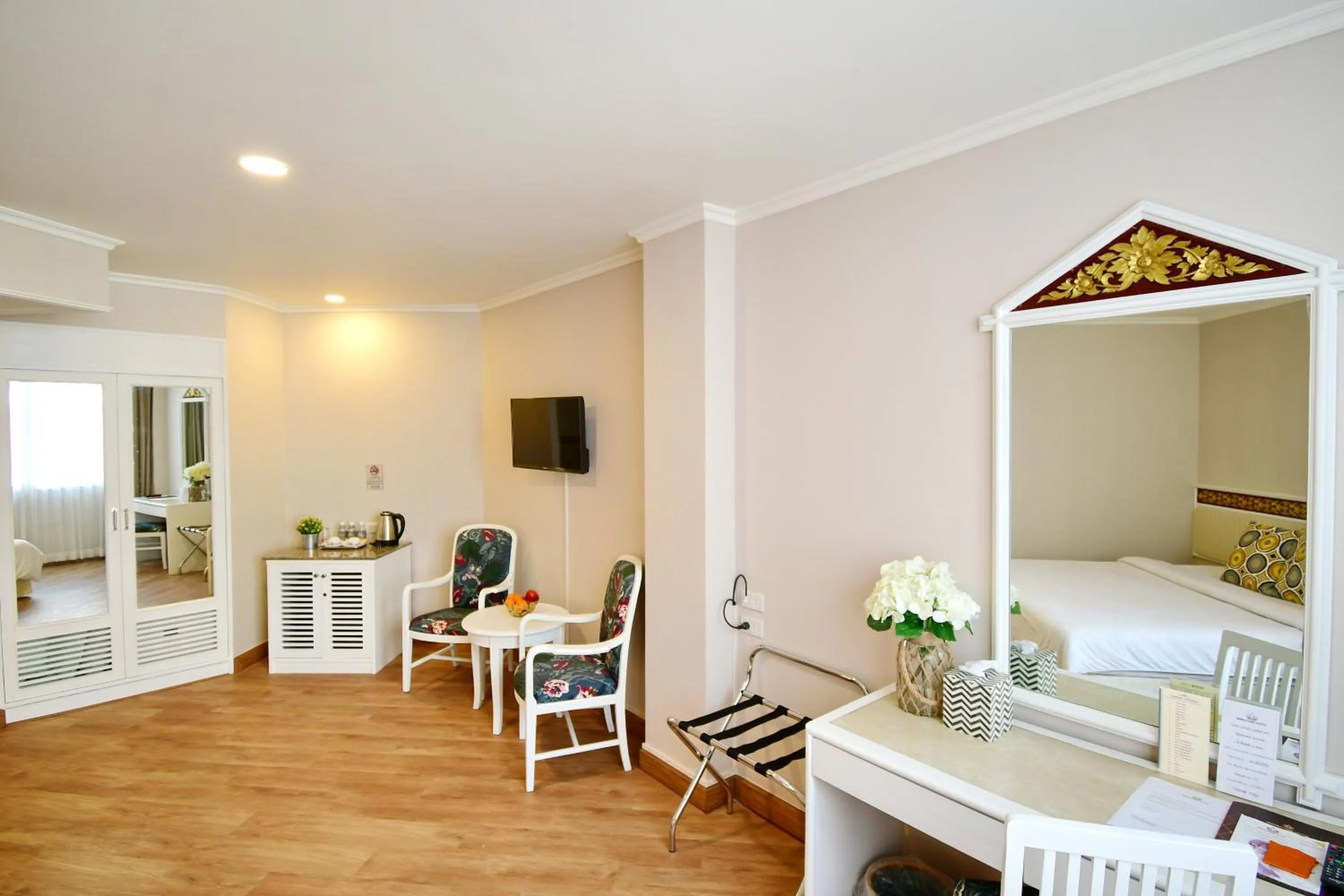 Living room in Wangcome Hotel