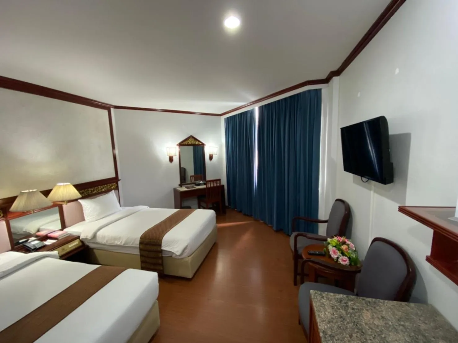 Photo of the whole room, Bed in Wangcome Hotel