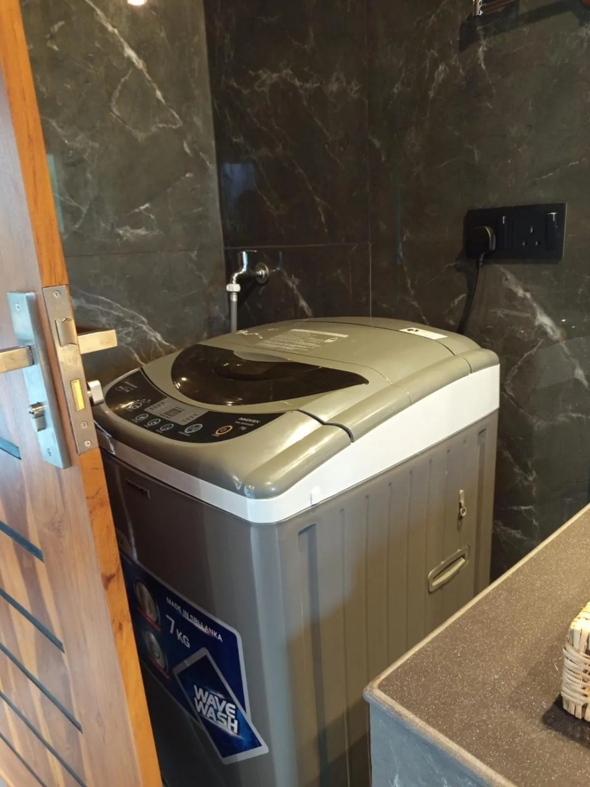 washing machine in Villa Rumassala Luxury Chalets Unawatuna