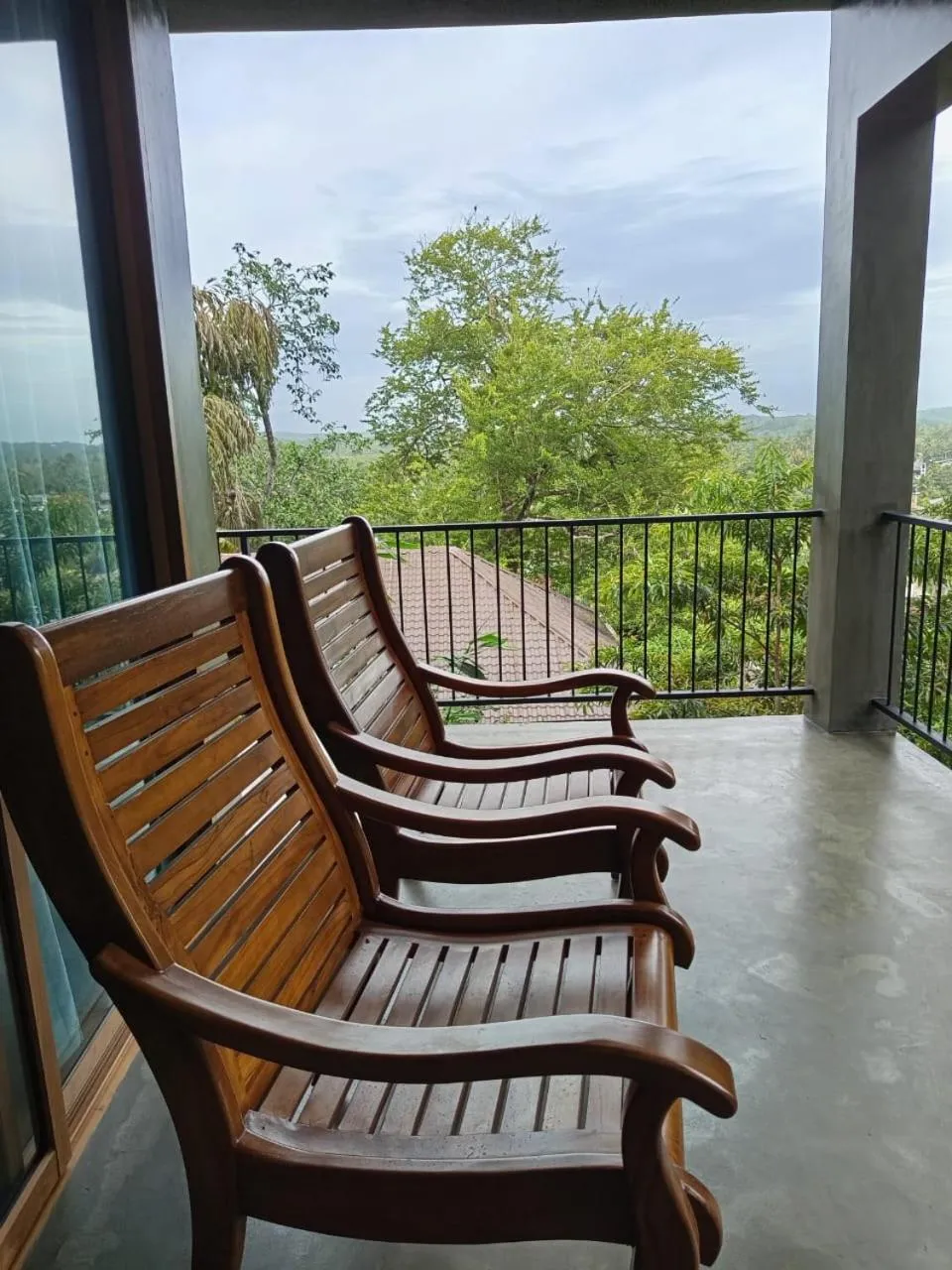 Balcony/Terrace in Villa Rumassala Luxury Chalets Unawatuna