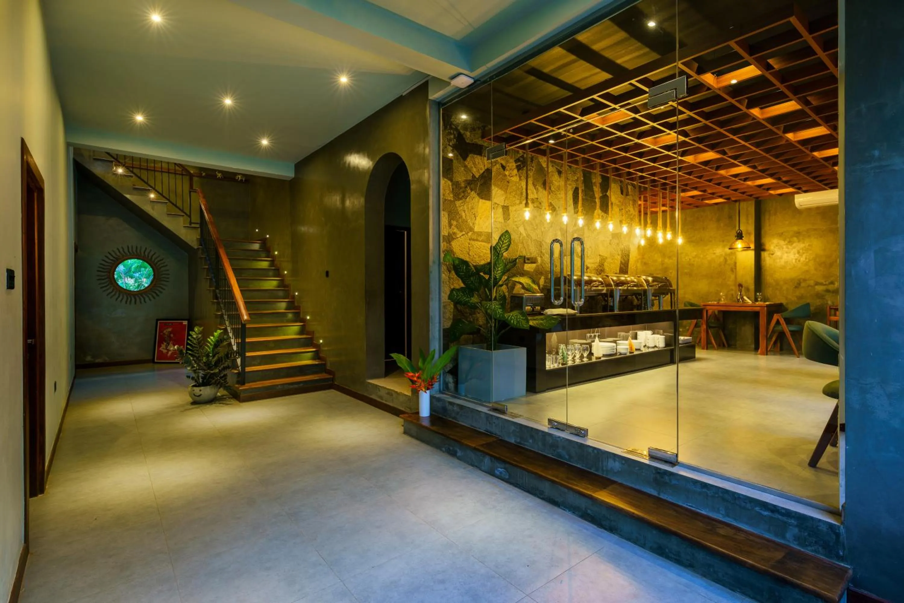 Restaurant/places to eat in Villa Rumassala Luxury Chalets Unawatuna