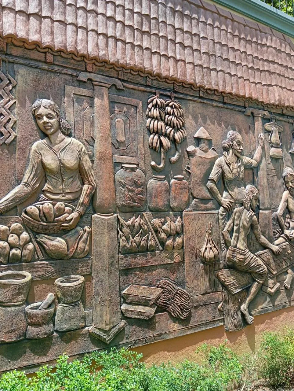 Decorative detail in Villa Rumassala Luxury Chalets Unawatuna