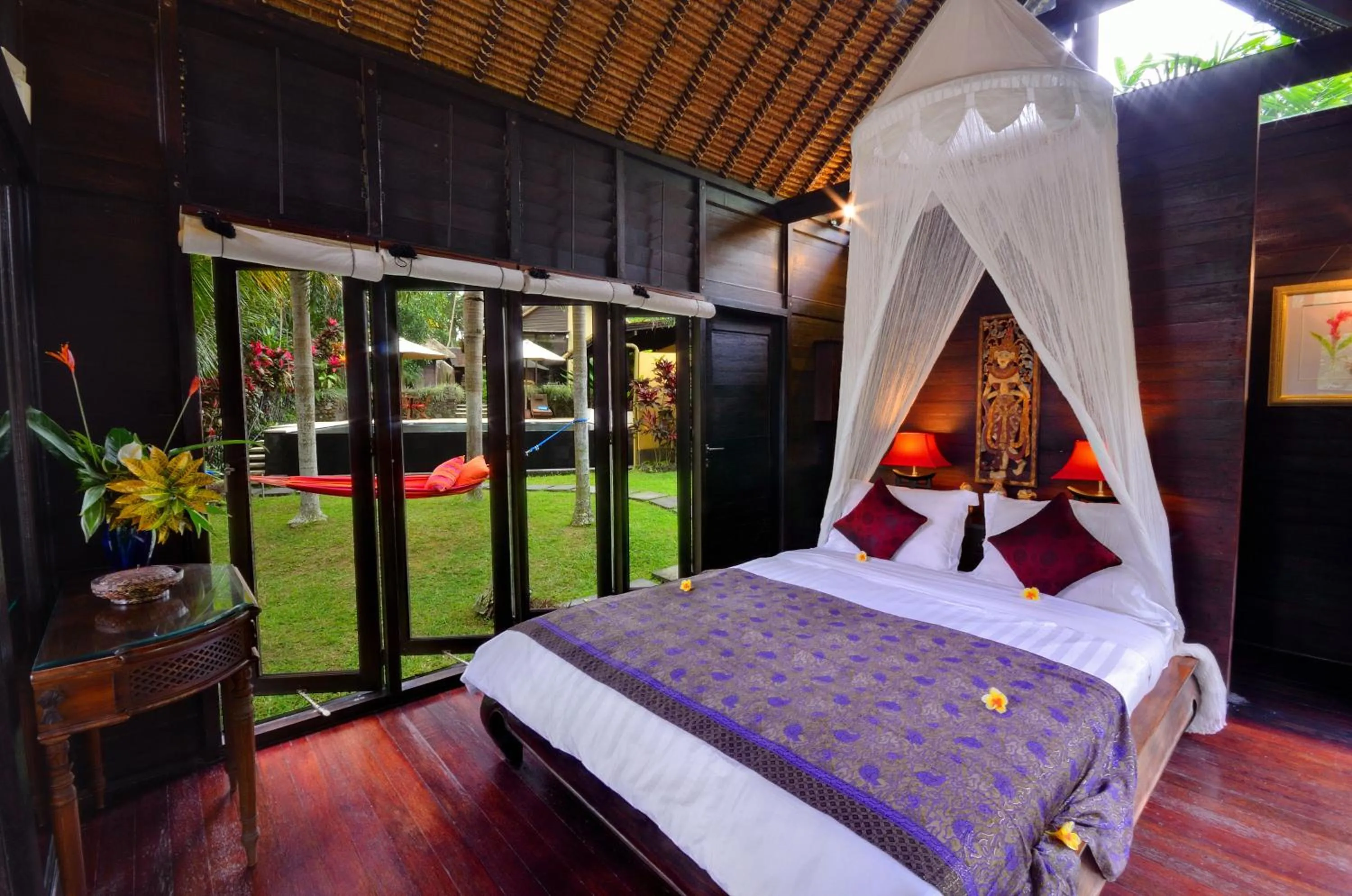 Bedroom, Bed in Jendela Di Bali Villa