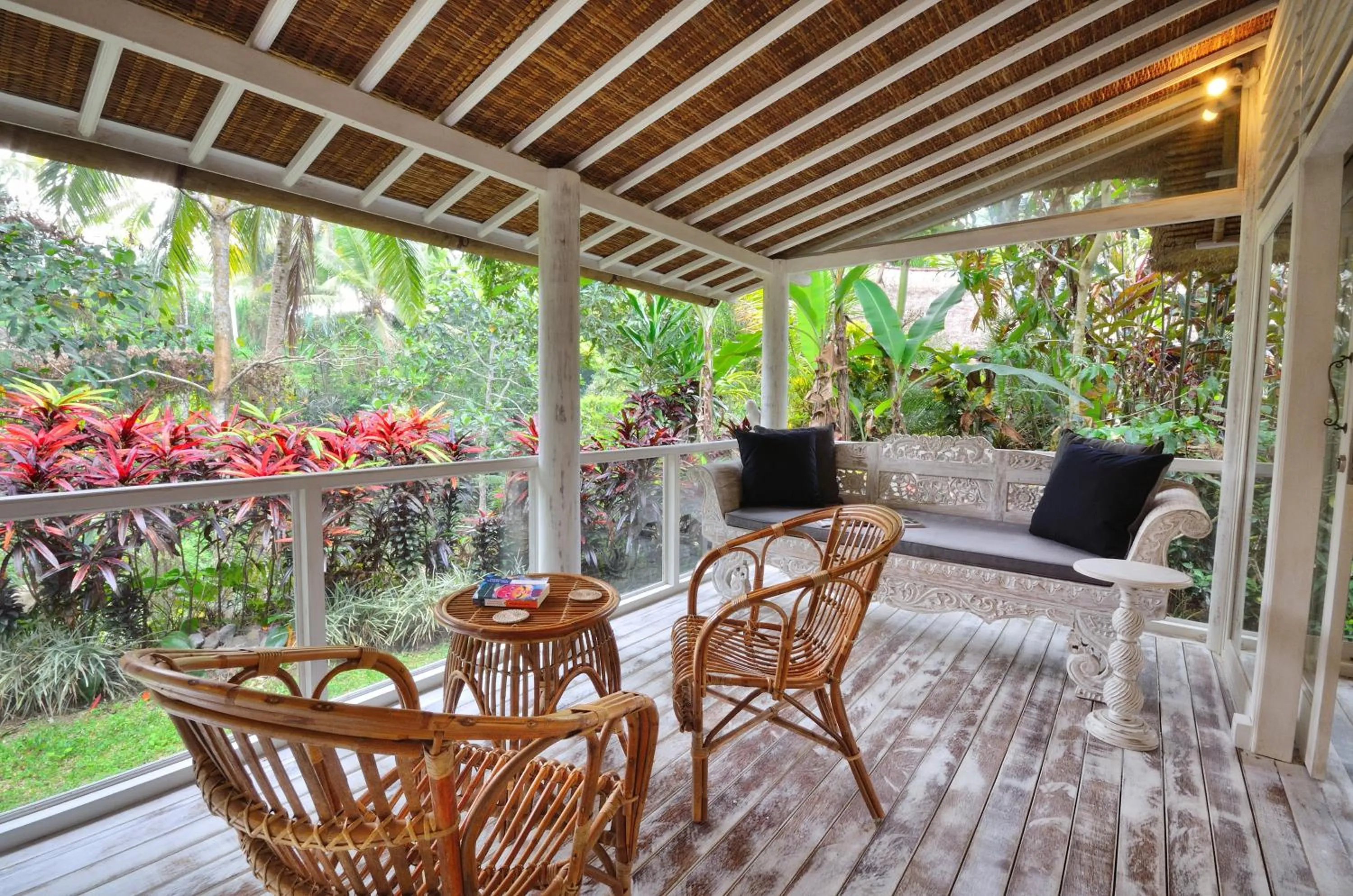 Balcony/Terrace in Jendela Di Bali Villa