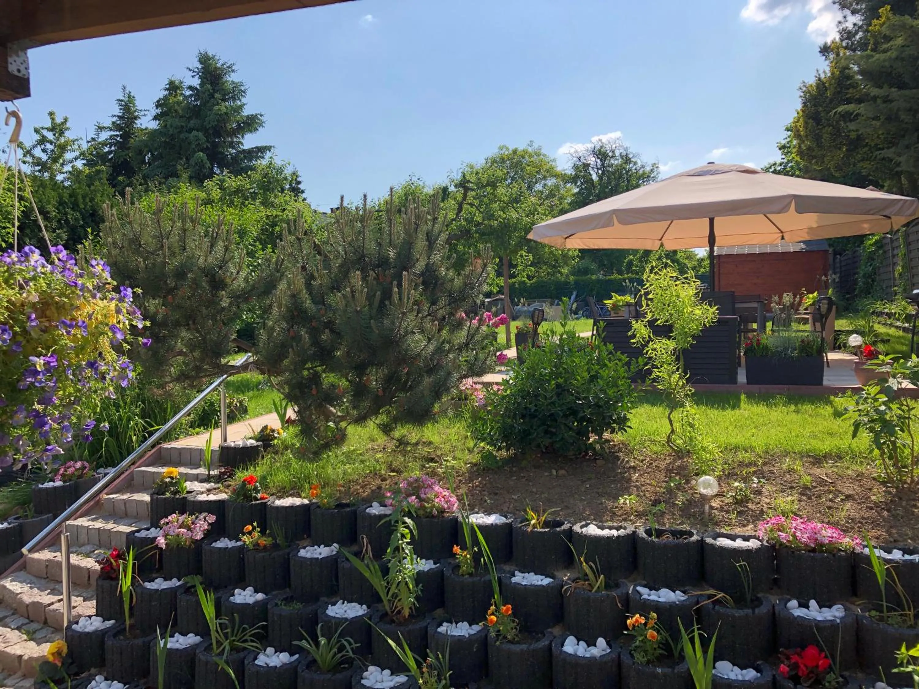 Garden view in Aida POKOJE GOŚCINNE GDAŃSK - ROOMS & FREE PARKING