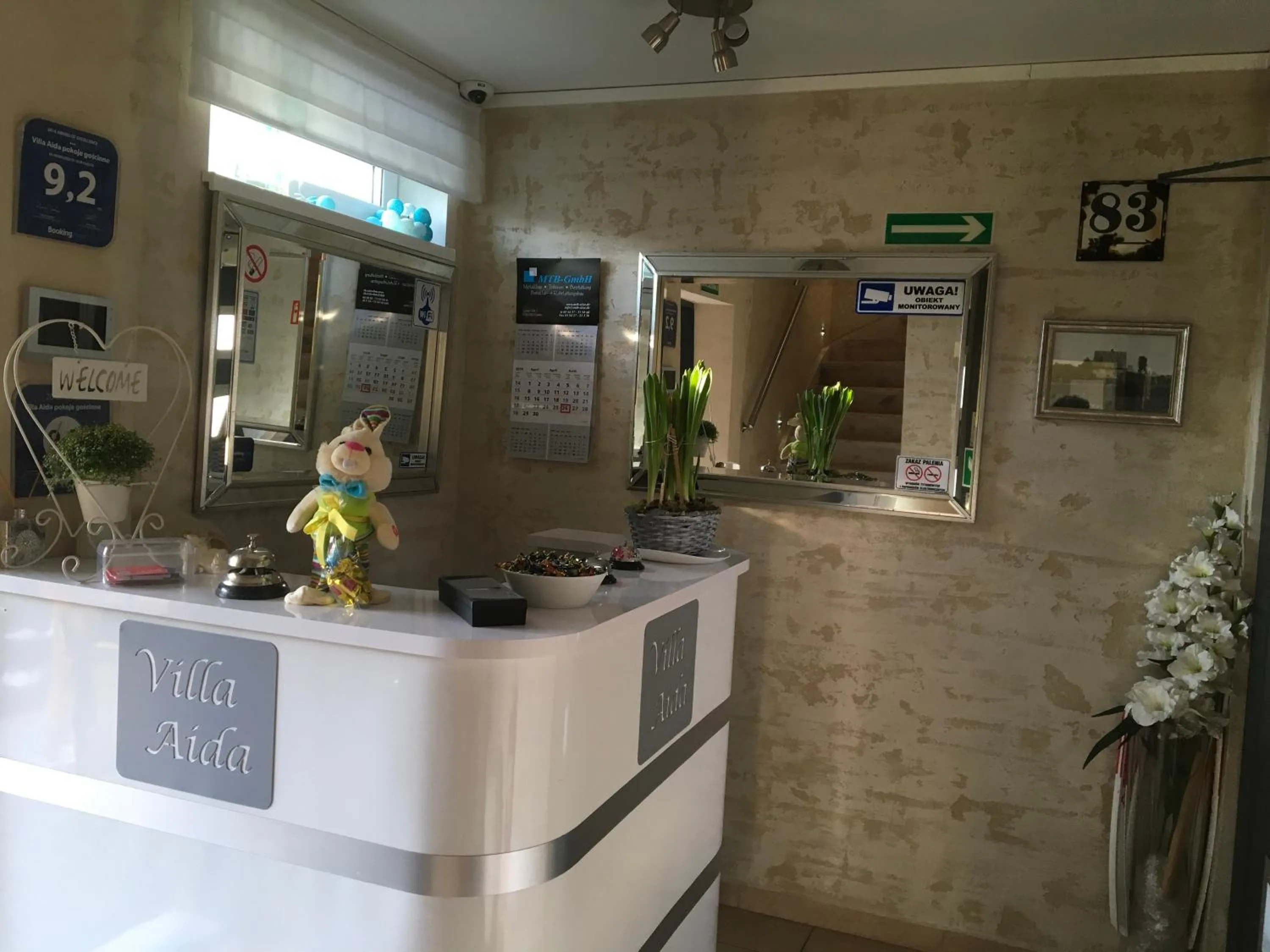 Lobby or reception in Aida POKOJE GOŚCINNE GDAŃSK - ROOMS & FREE PARKING