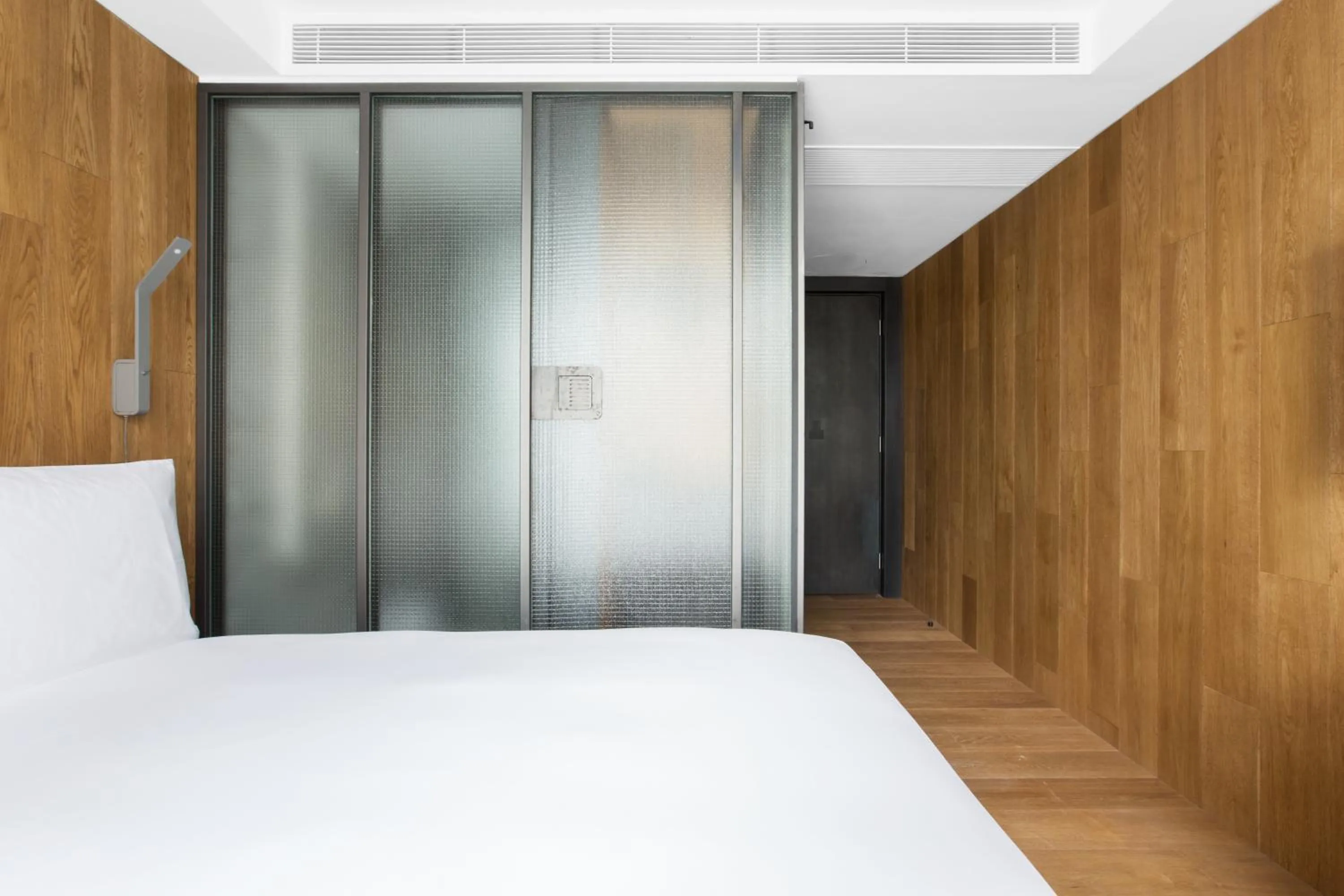 Decorative detail, Bed in TUVE Hotel