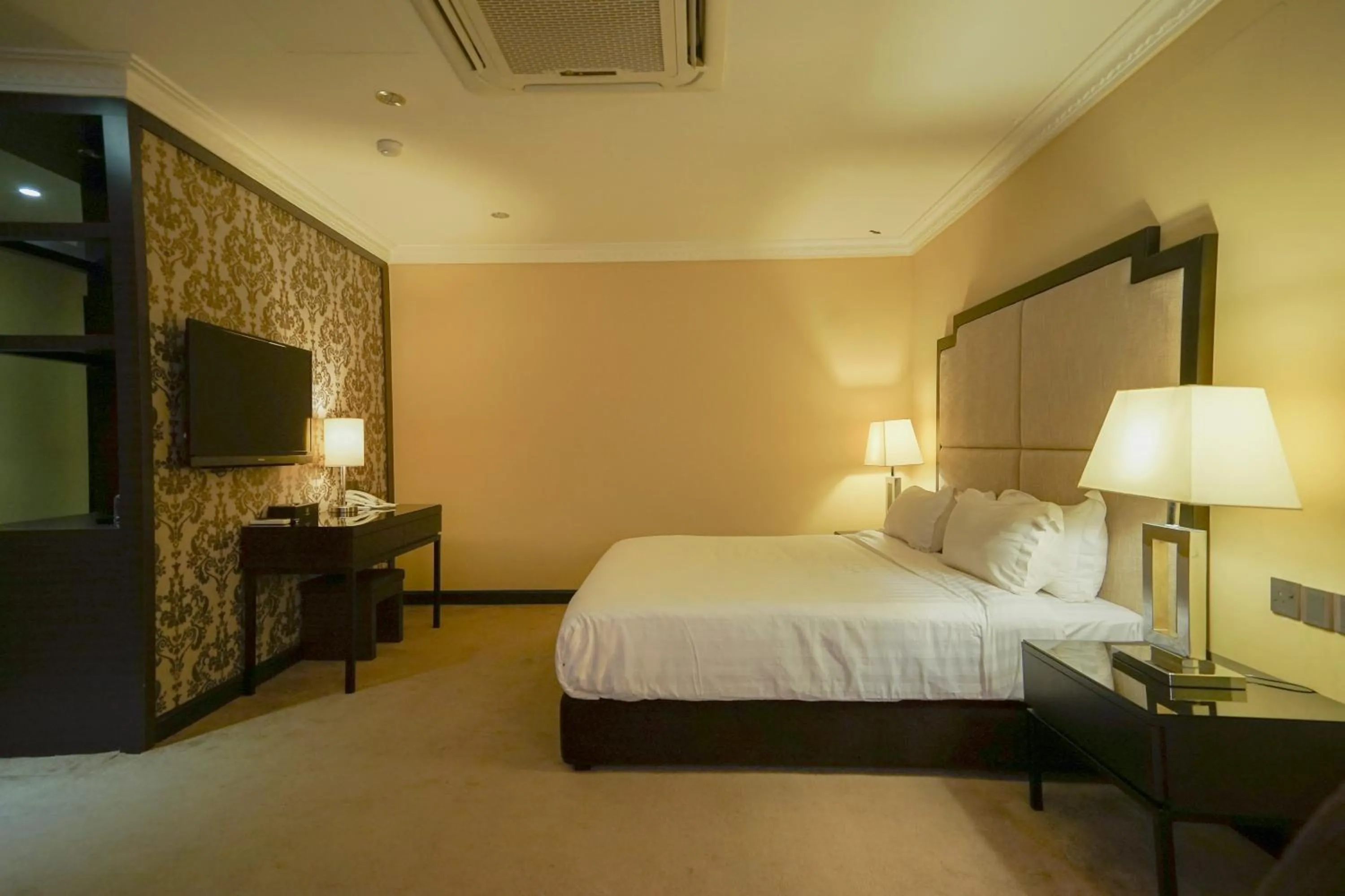 Bedroom, Bed in Merdeka Hotel Kluang