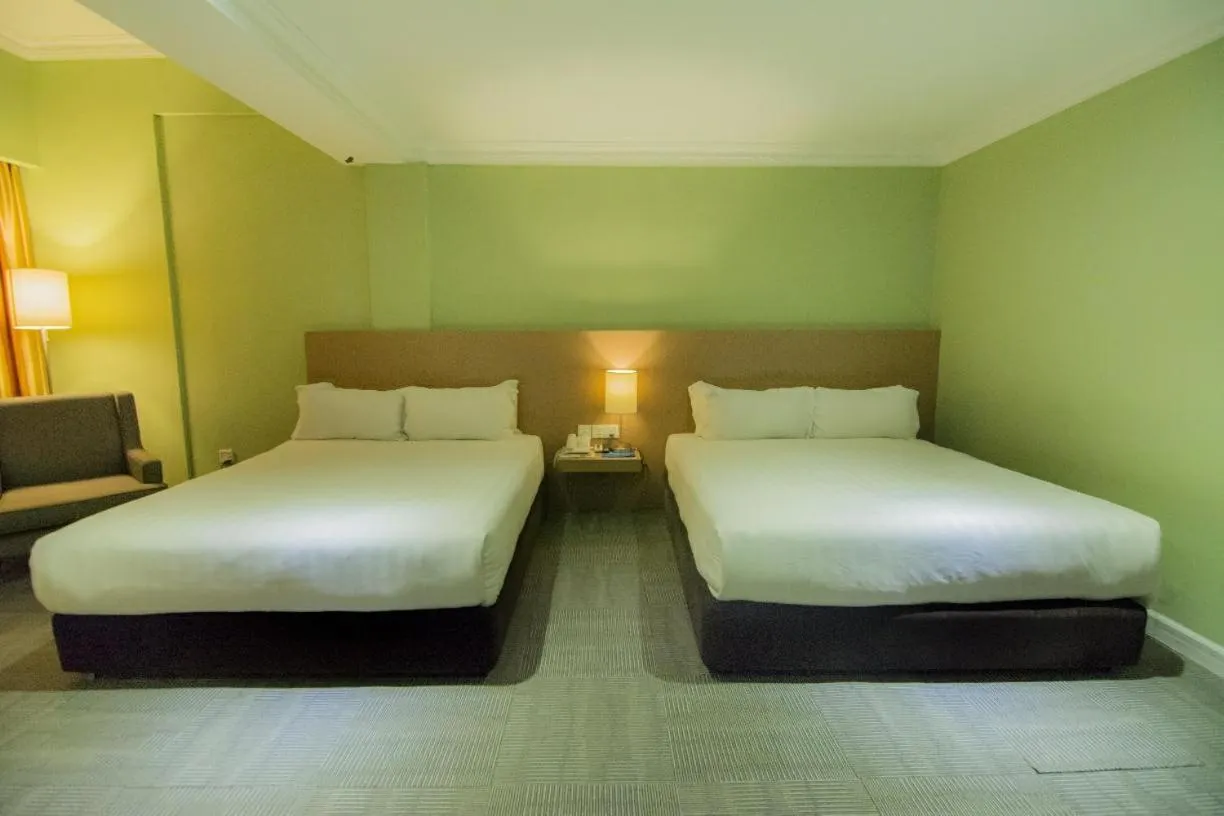 Bedroom, Bed in Merdeka Hotel Kluang