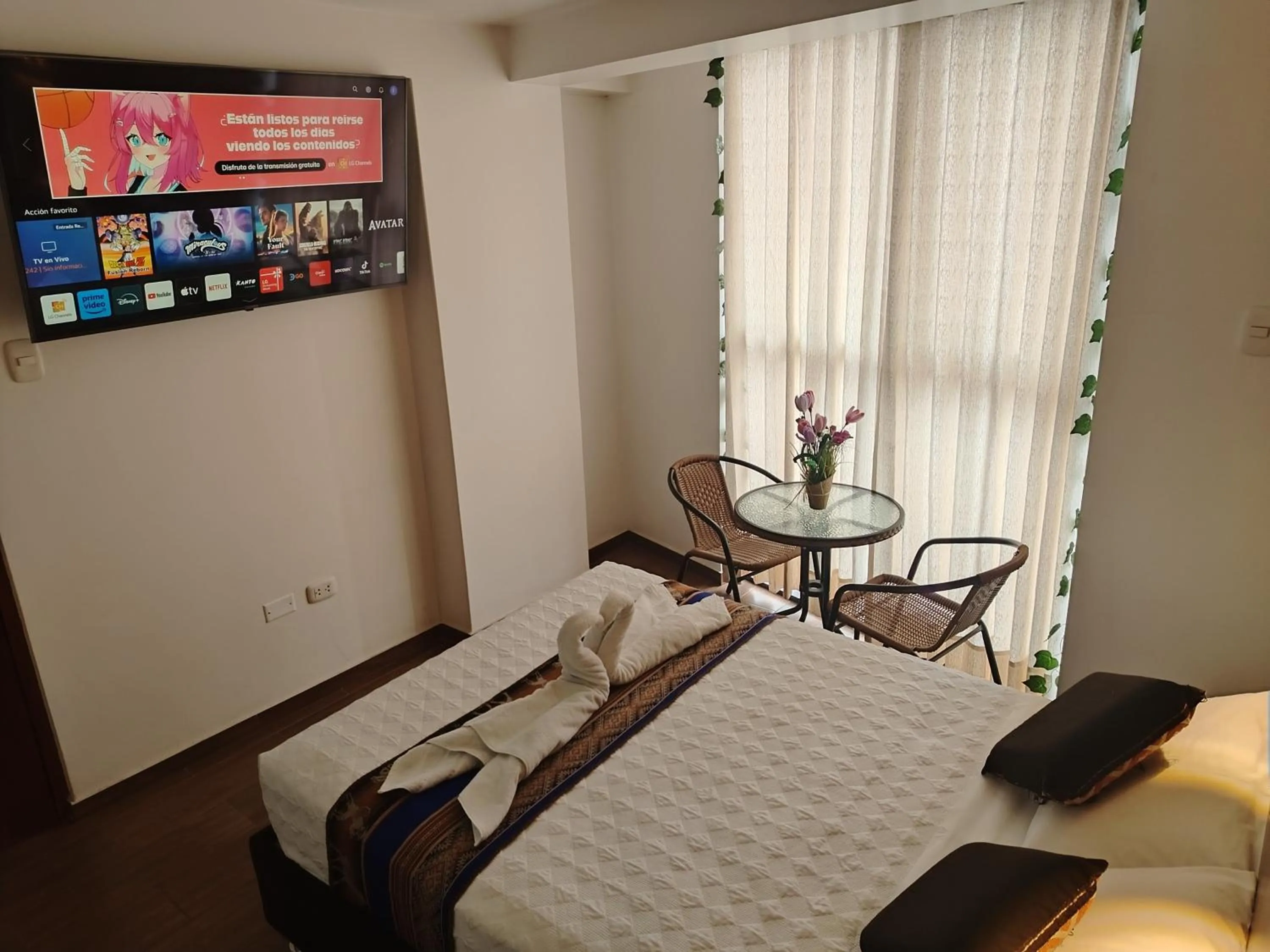 TV and multimedia, Bed in Velvet residence