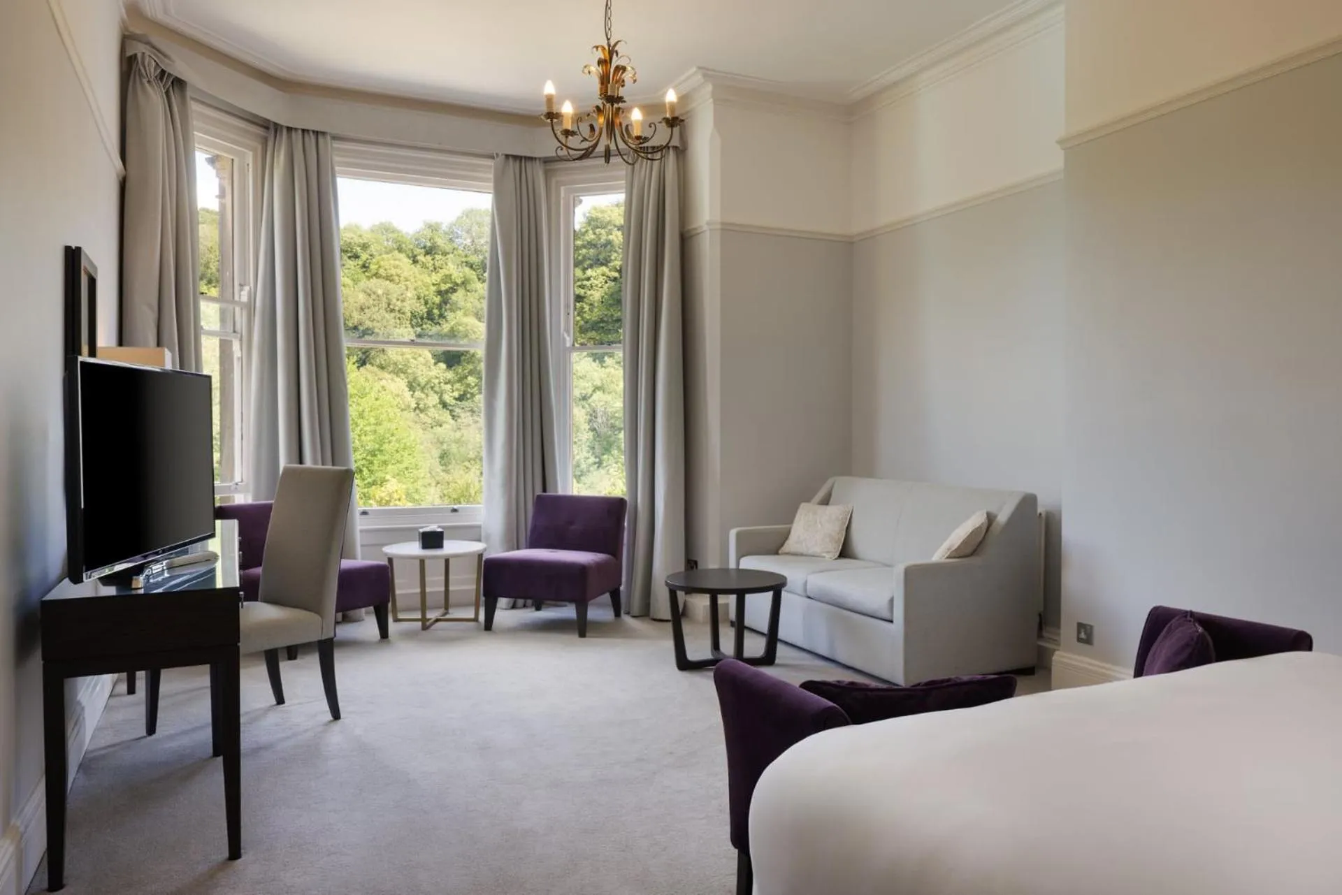 View (from property/room), Bed in New Bath Hotel & Spa, a member of Radisson Individuals
