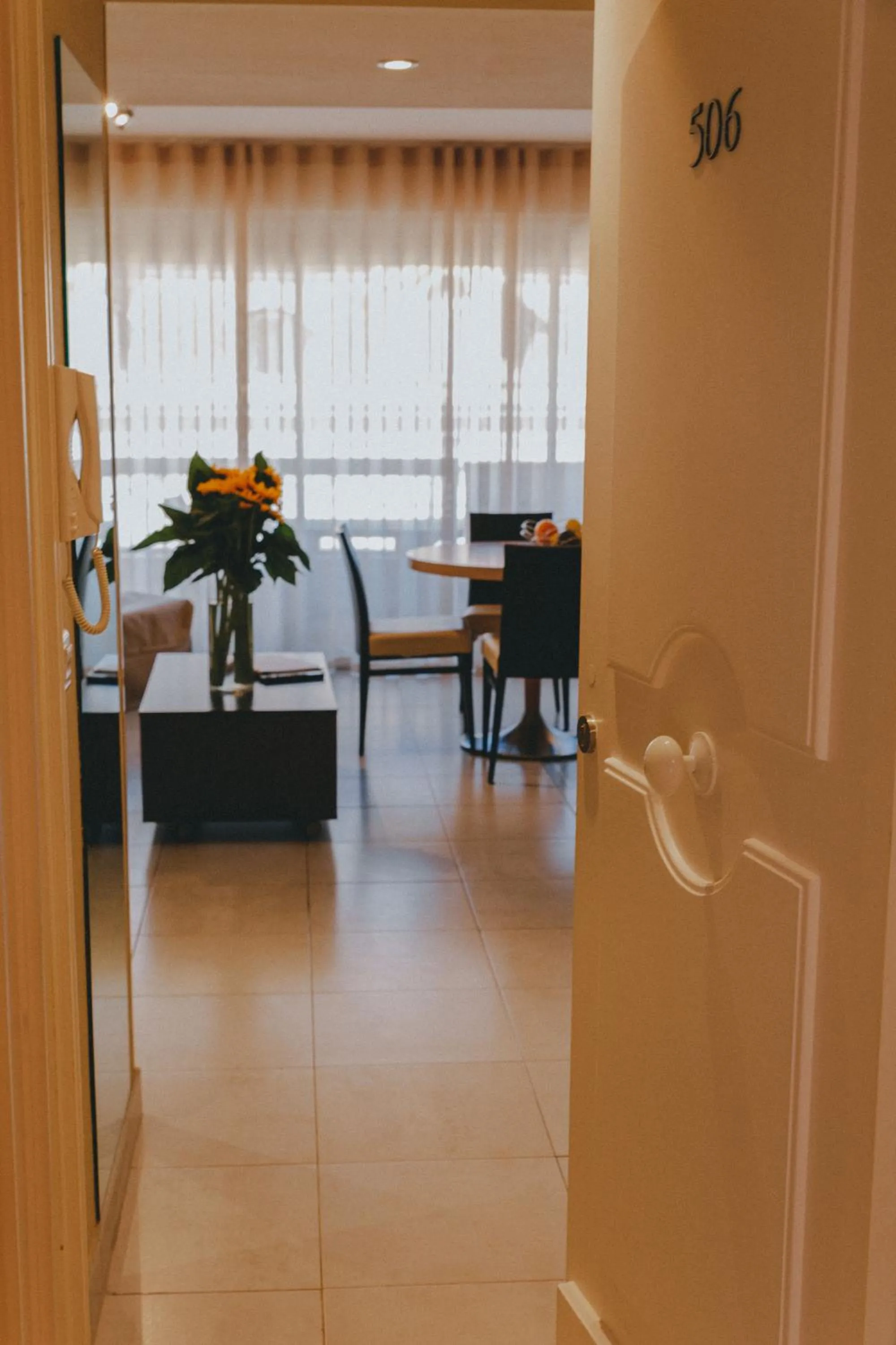 Living room in Résidence Châteauneuf
