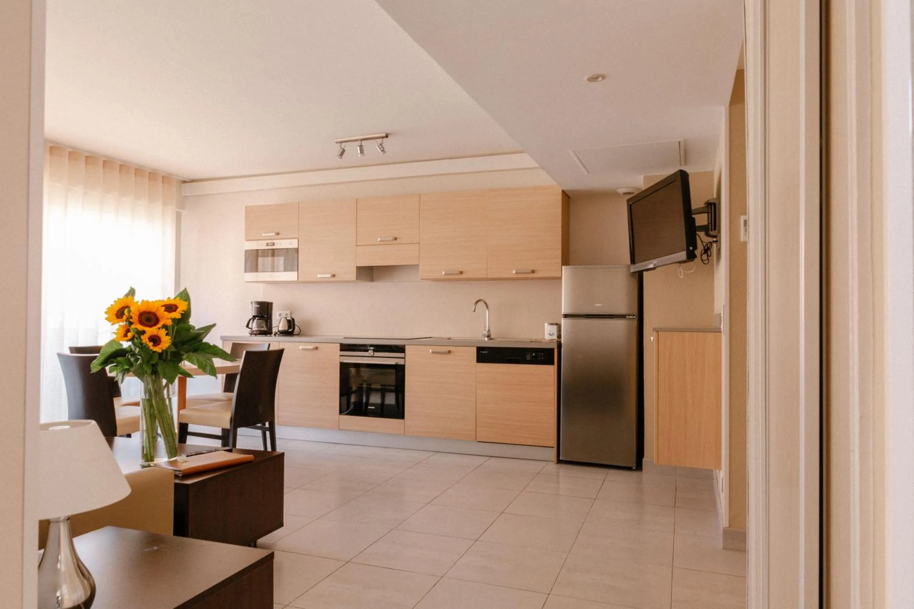 Kitchen or kitchenette in Résidence Châteauneuf