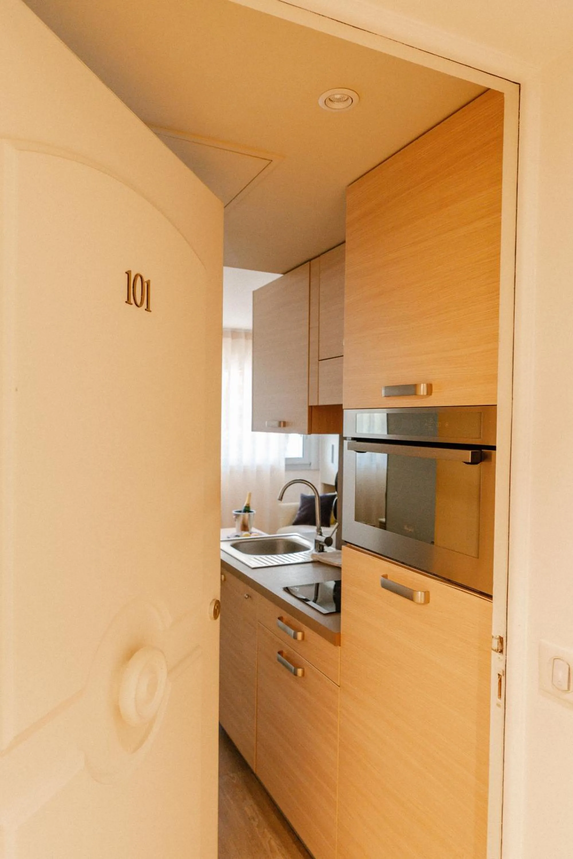 Bedroom in Résidence Châteauneuf