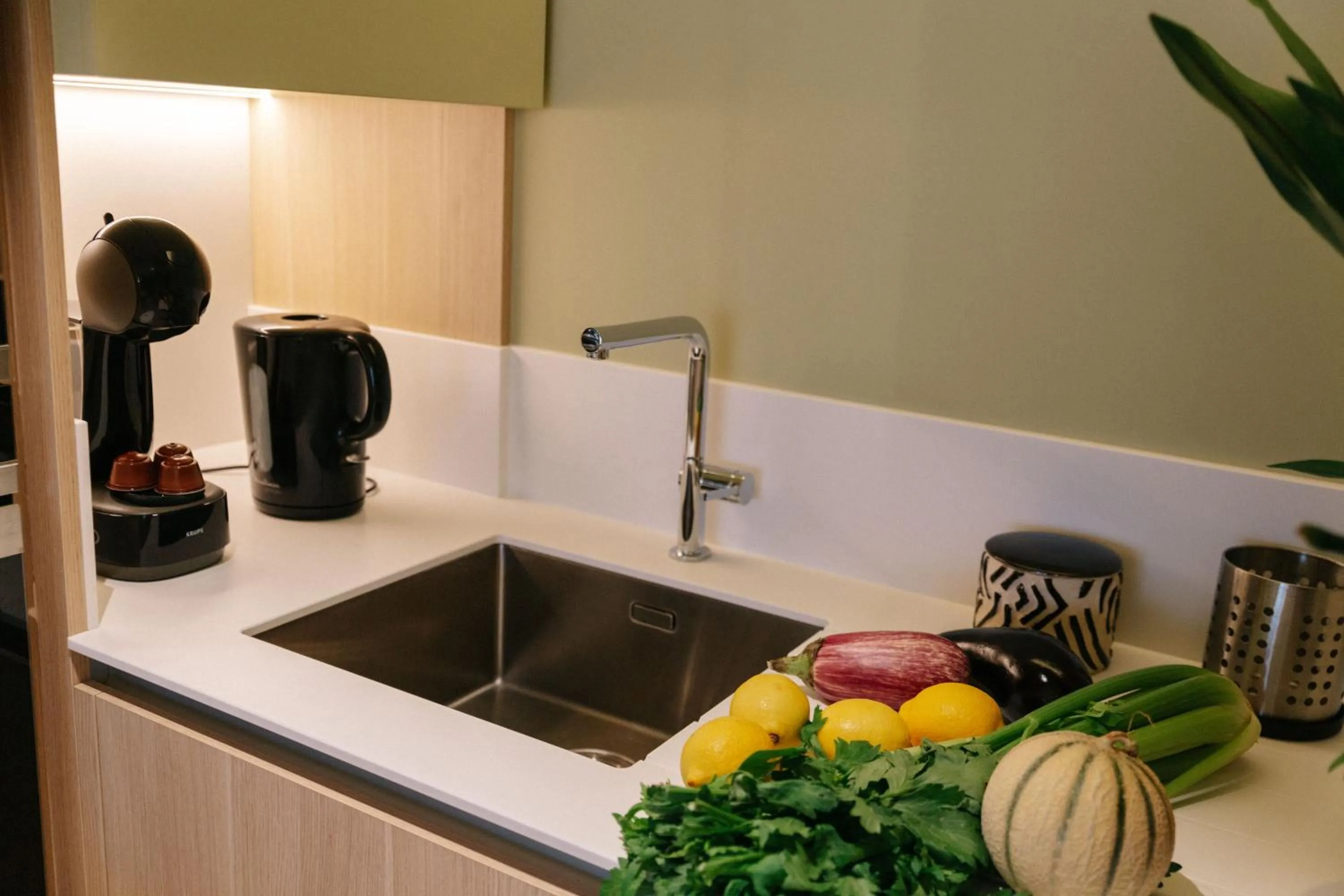 Kitchen or kitchenette in Résidence Châteauneuf