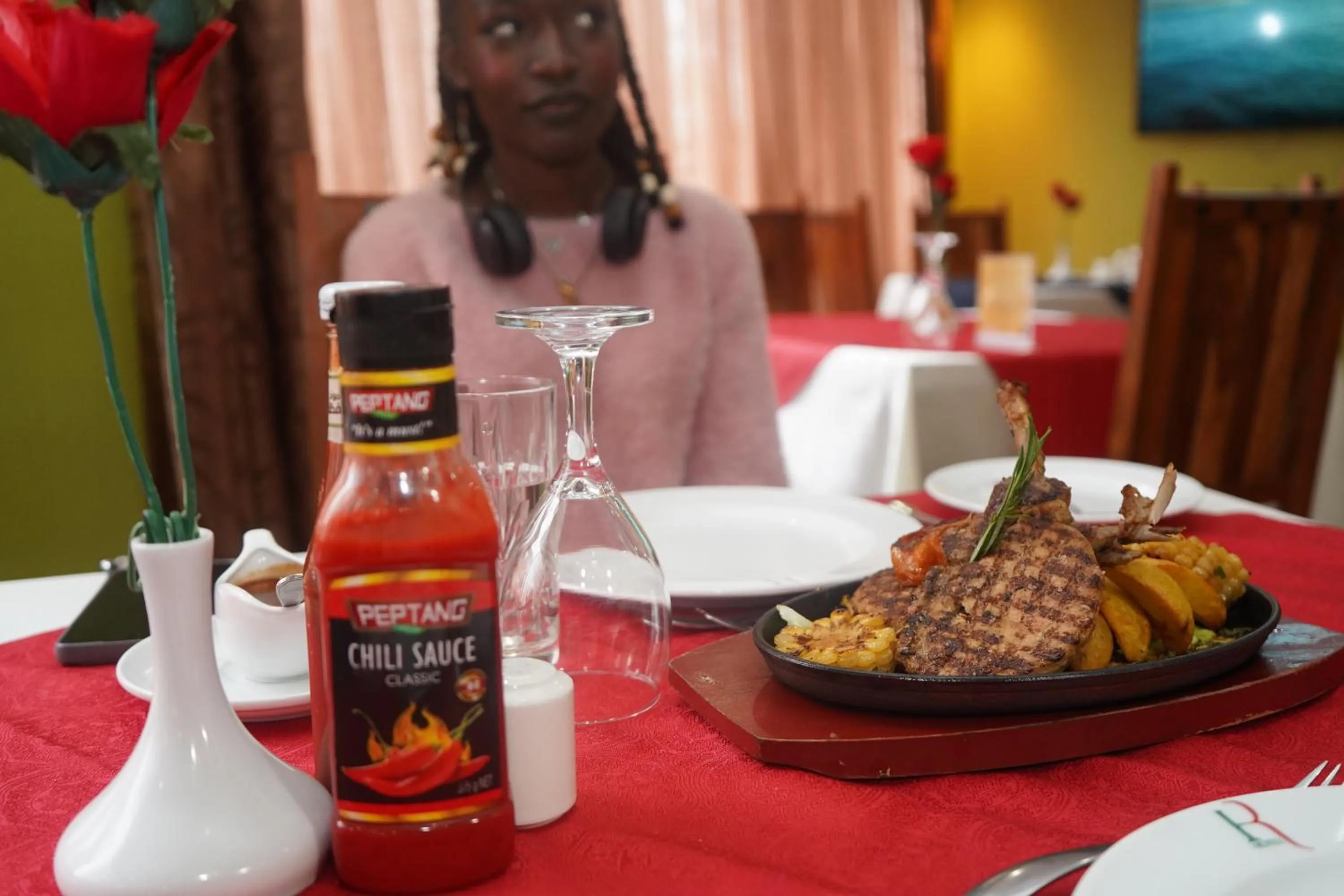Dining area in Hotel Rio